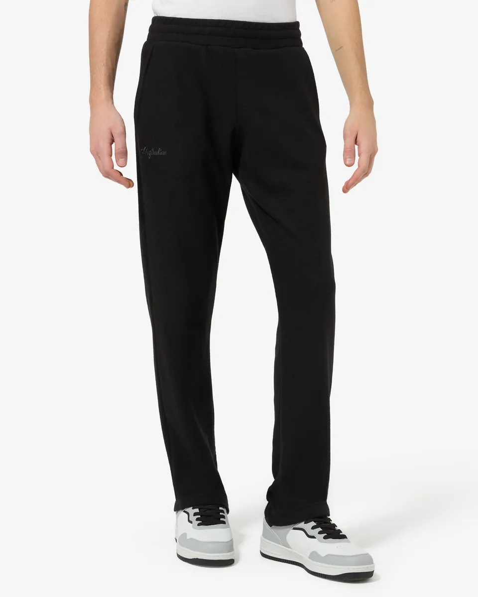 australian-softech-track-pant-pantalone-tuta-nero image 1