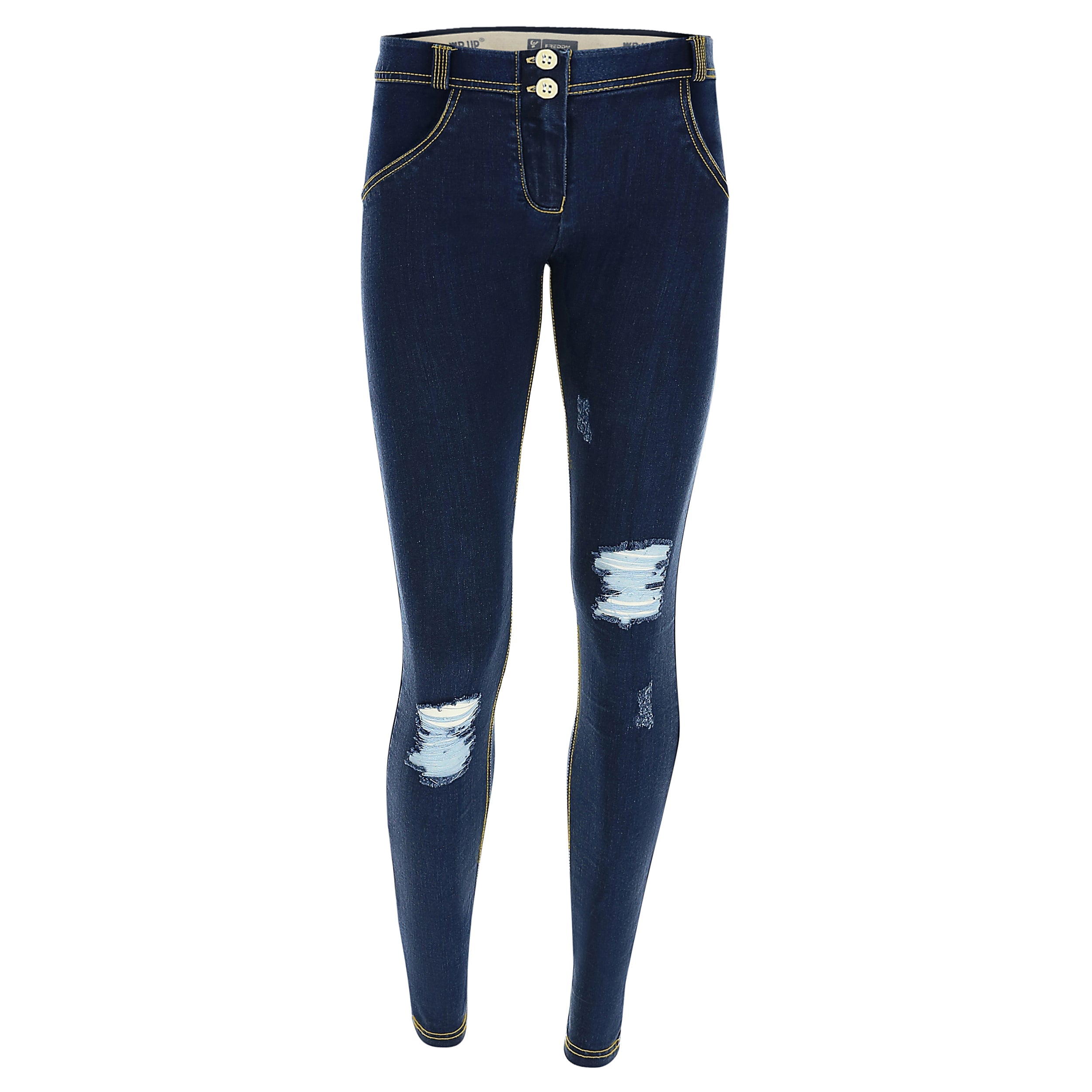 freddy-wr-up-pantalone-skinny-vita-regular-effetto-denim-in-jersey image 5