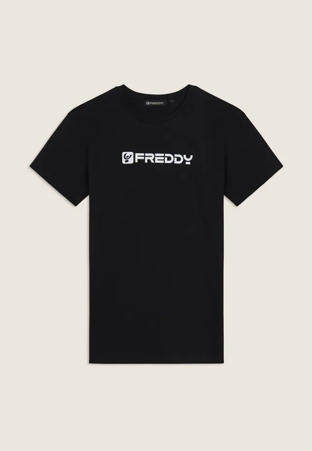 freddy-t-shirt-basic-uomo-in-100-cotone-fit-regular-girocollo image 1