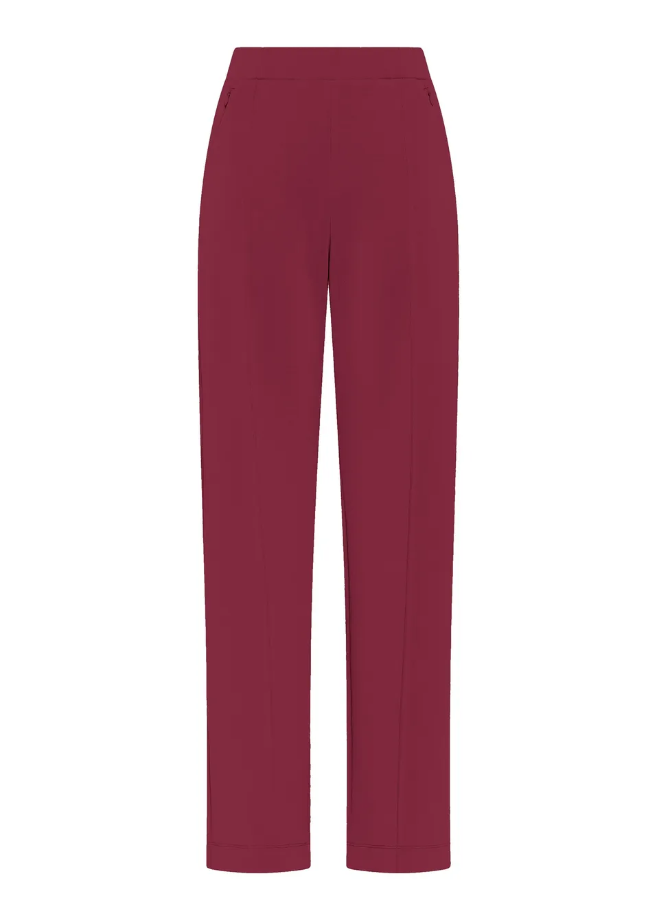 deha-pantaloni-dritti-in-modal-rosso image 1
