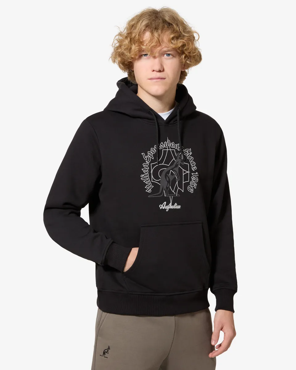 australian-type-hoodie-archive-felpa-cotone-con-stampa image 1