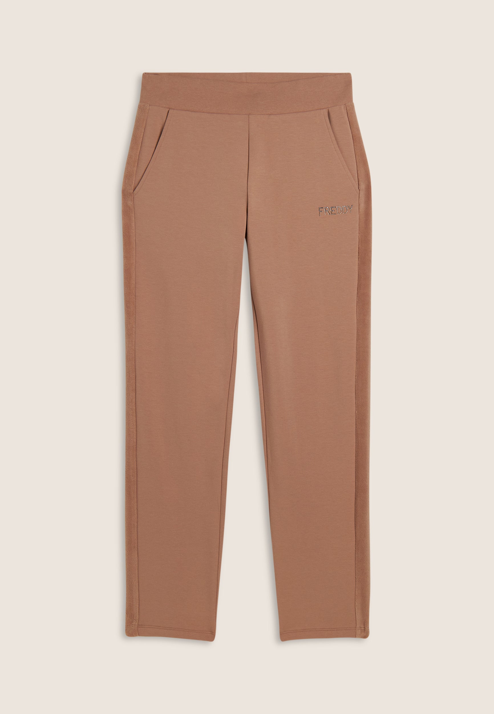 freddy-pantaloni-sportivi-donna-con-inserto-in-velluto image 5