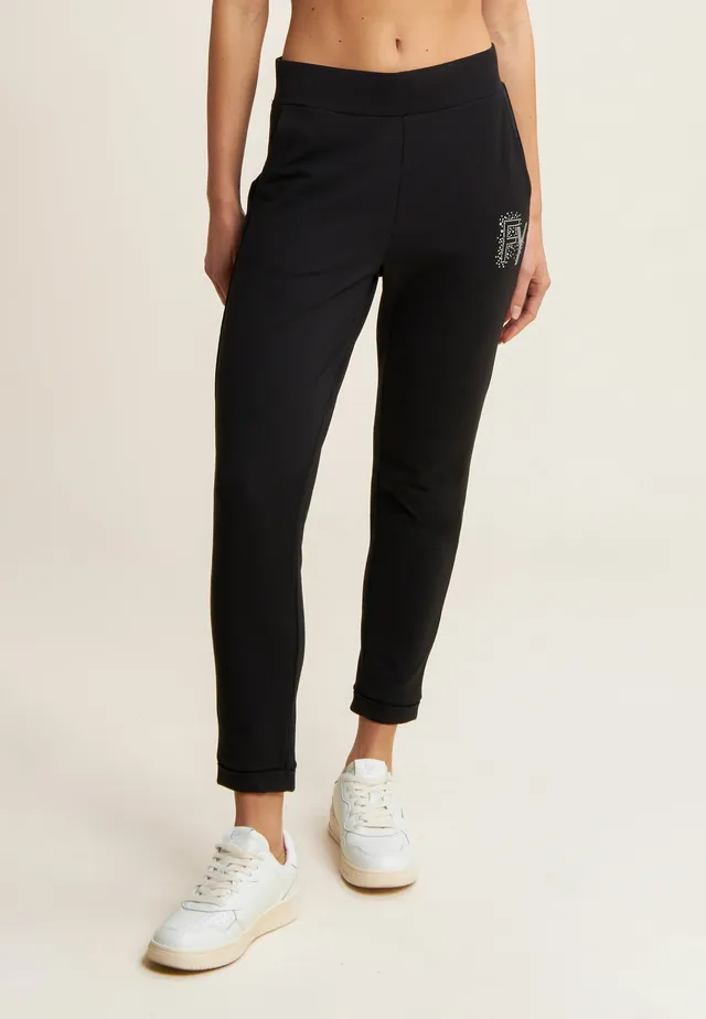 freddy-pantaloni-7-8-con-risvolto-e-strass-french-terry-modal image 1