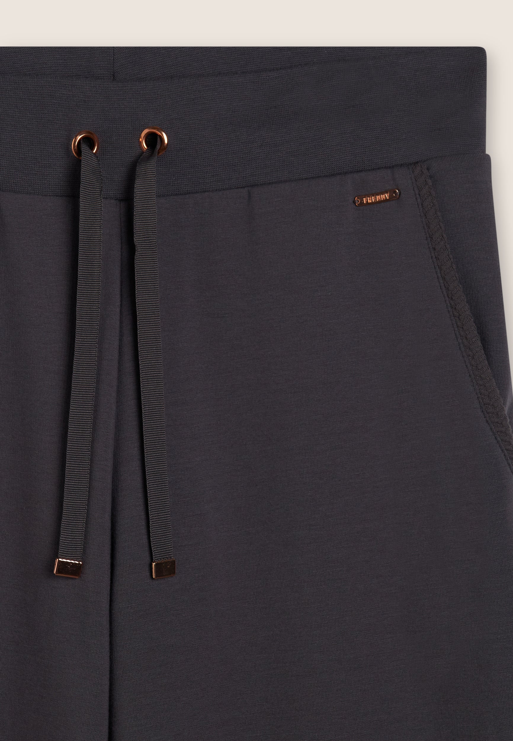 freddy-pantaloni-donna-wide-leg-in-felpa-modal-con-micro-trecce image 7