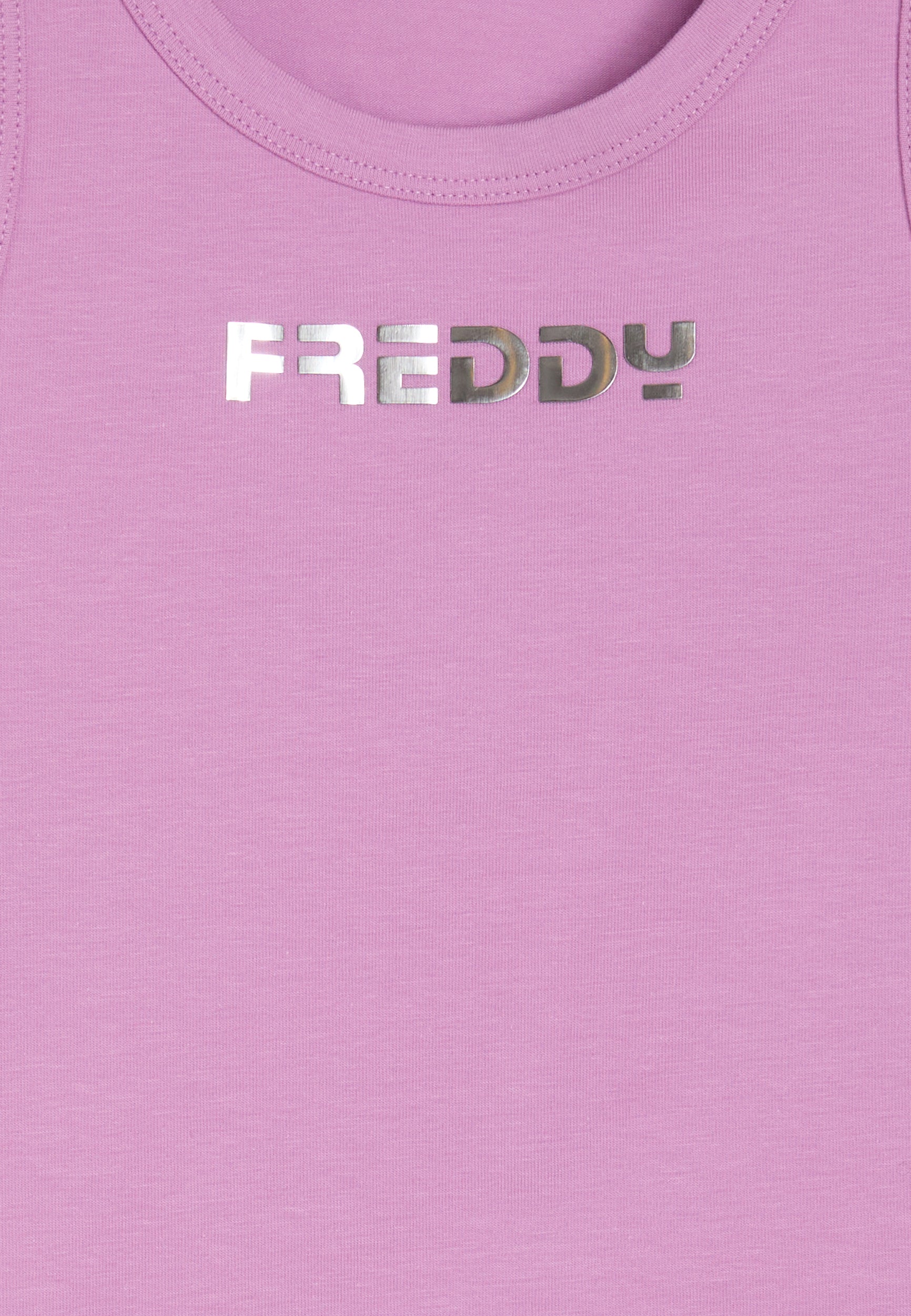 freddy-canotta-bambina-regular-fit-logo-argento image 3