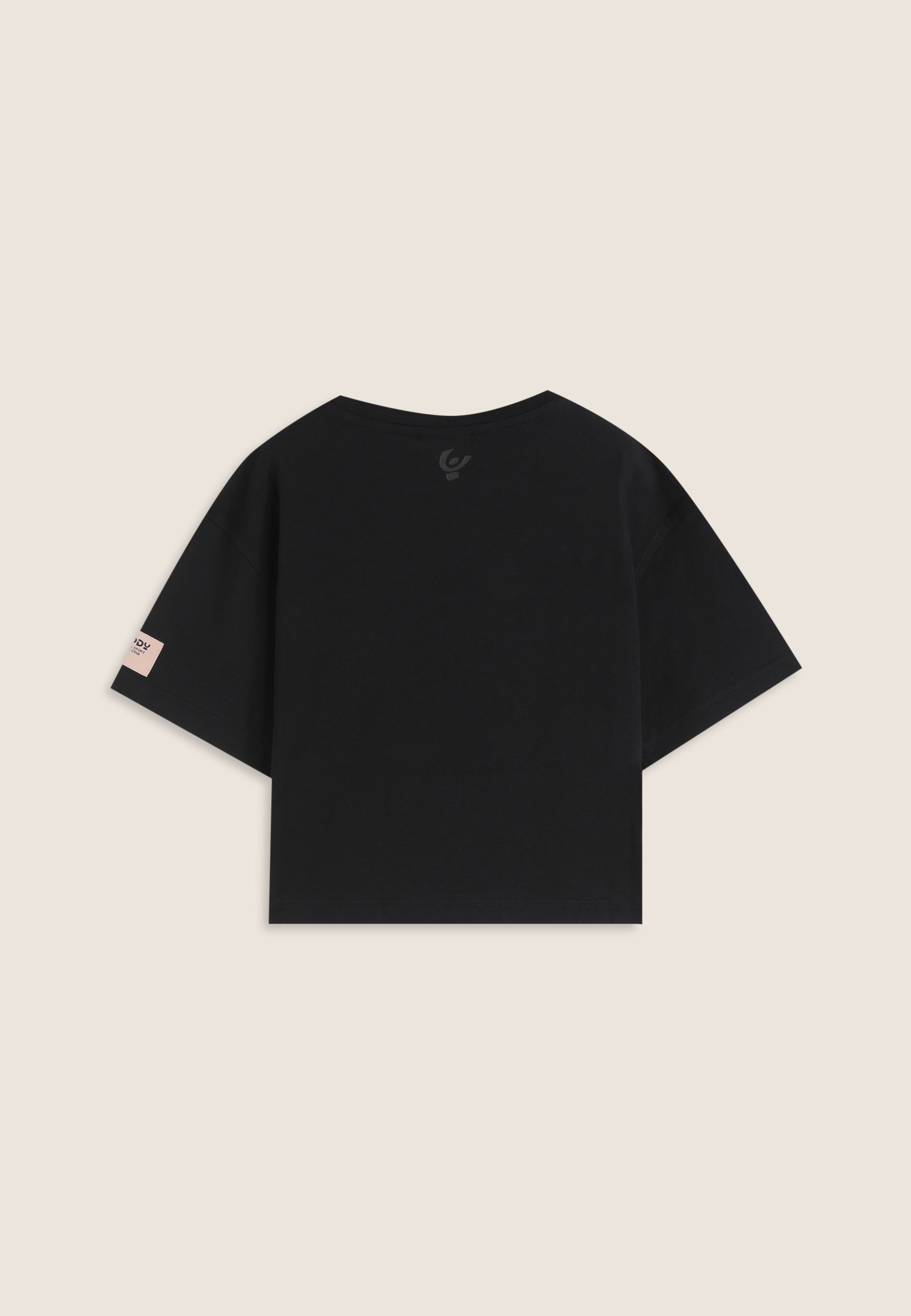 freddy-t-shirt-bambina-cropped-con-logo-freddy-degrad-in-cotone image 2
