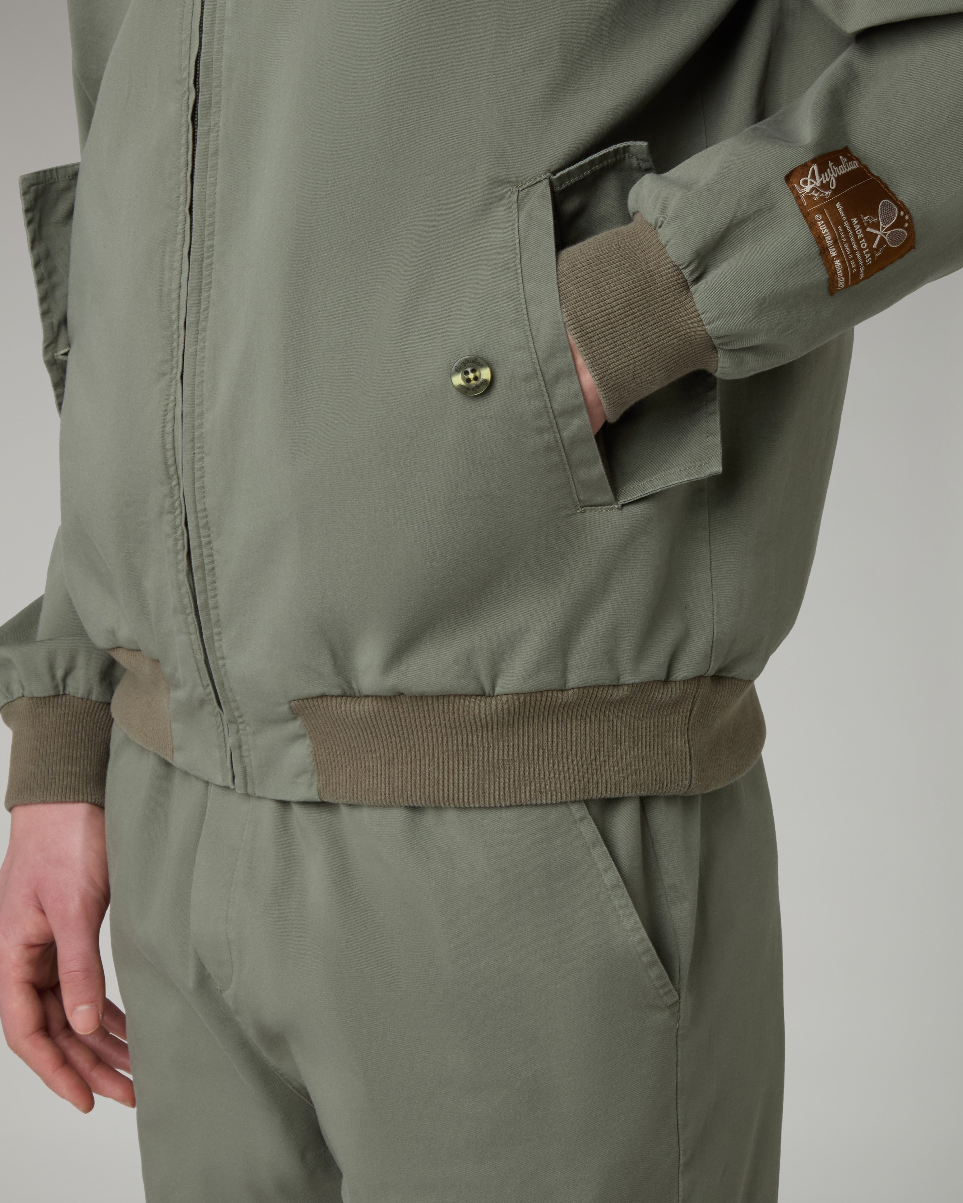 australian-doric-tuta-cotton-twill-con-zip-nascosta image 5
