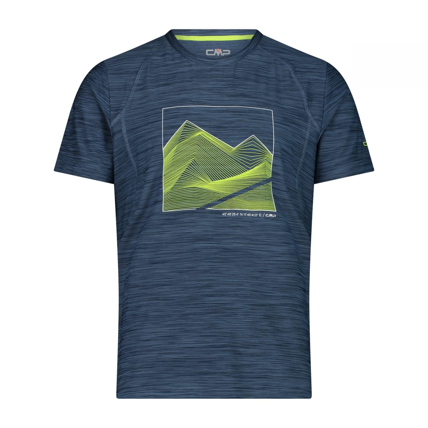 cmp-t-shirt-uomo-elasticizzata-jersey-melange image 8