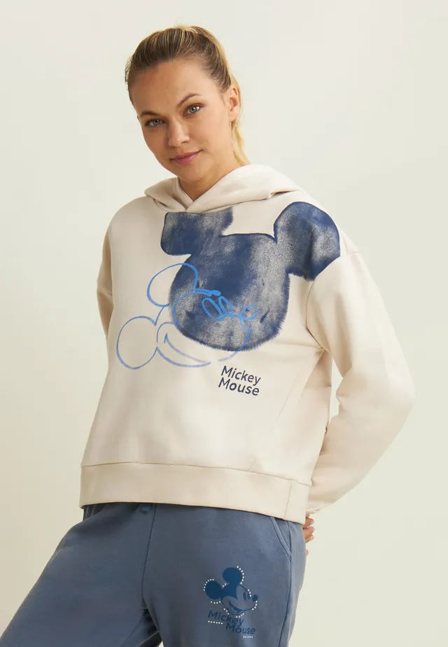 freddy-felpa-donna-con-cappuccio-e-stampa-mickey-mouse image 1
