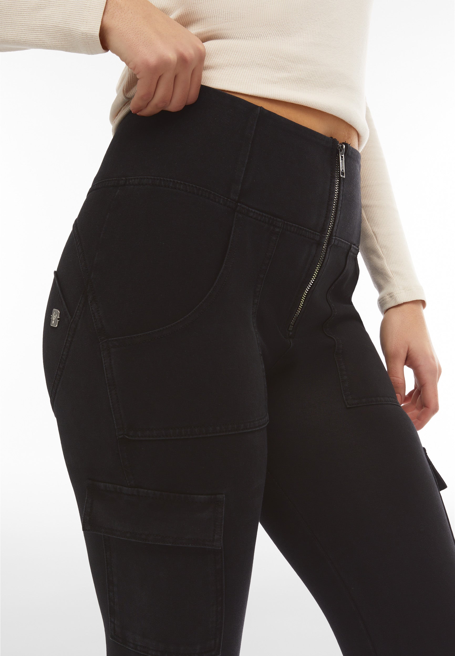 freddy-wr-up-jeggings-donna-cargo-push-up-vita-alta-7-8 image 4