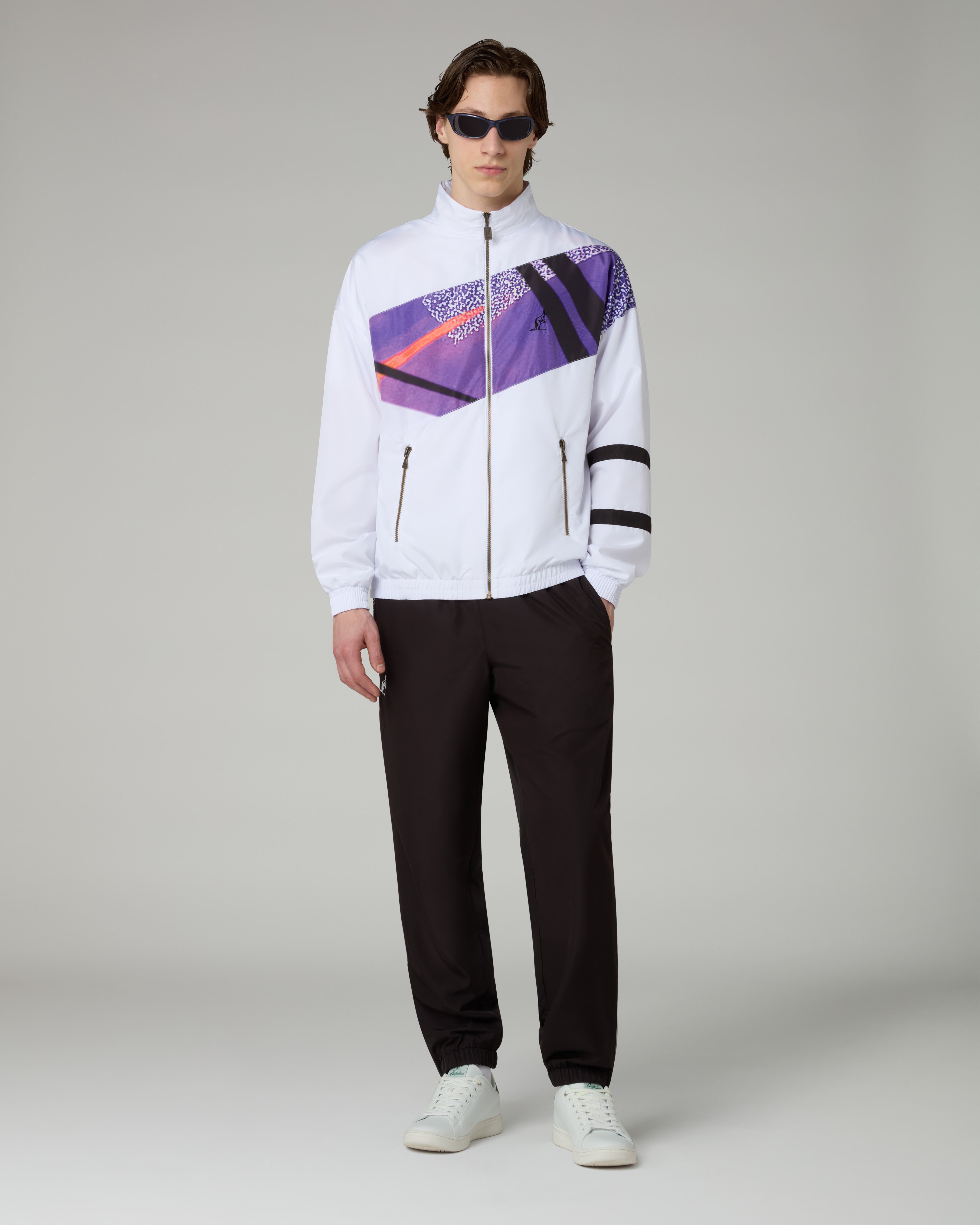 australian-1991-shardy-track-jacket-giacca-smash-bianca-made-in-italy image 2