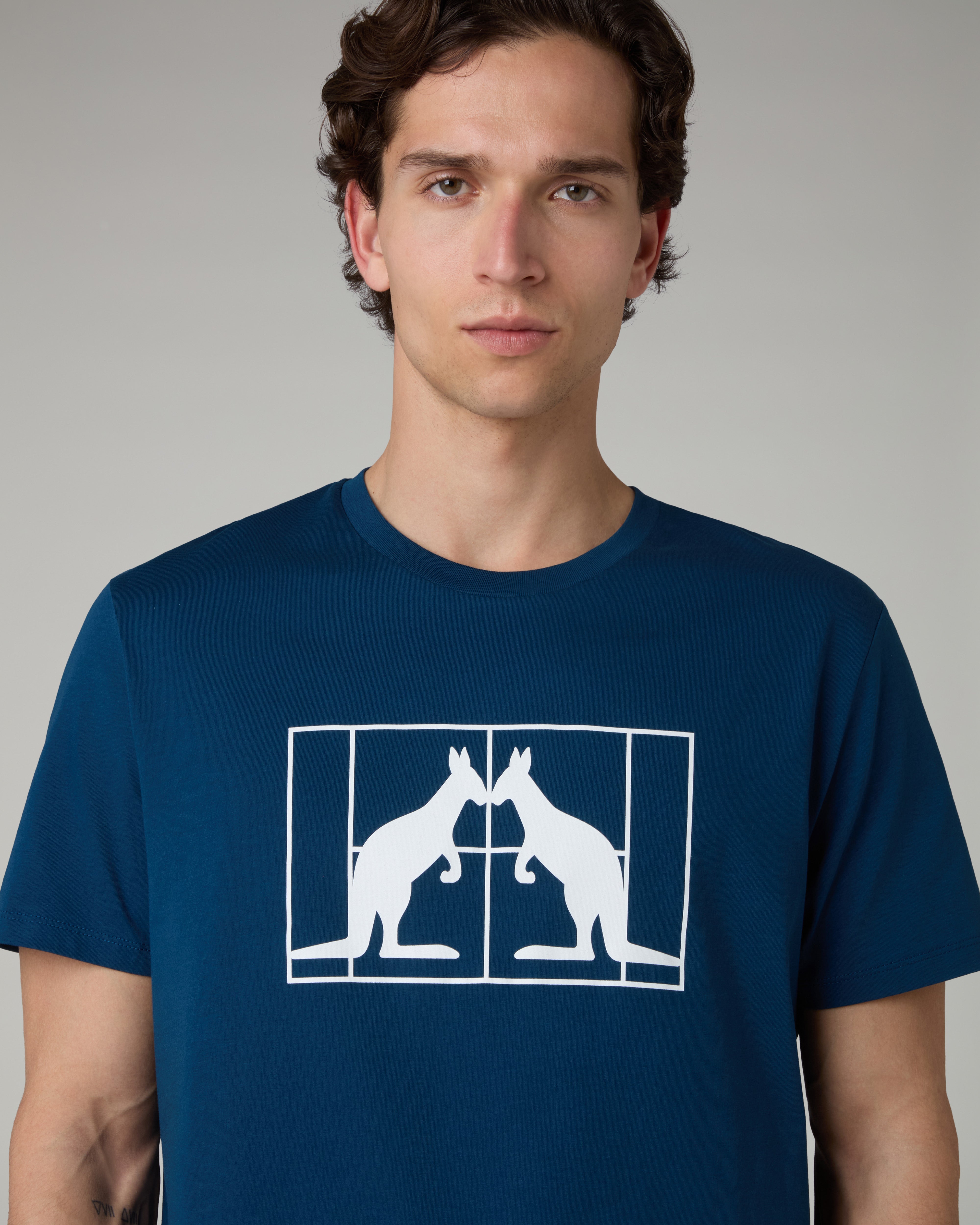australian-gemini-t-shirt-cotone-eclipse-blue-regular-fit image 4