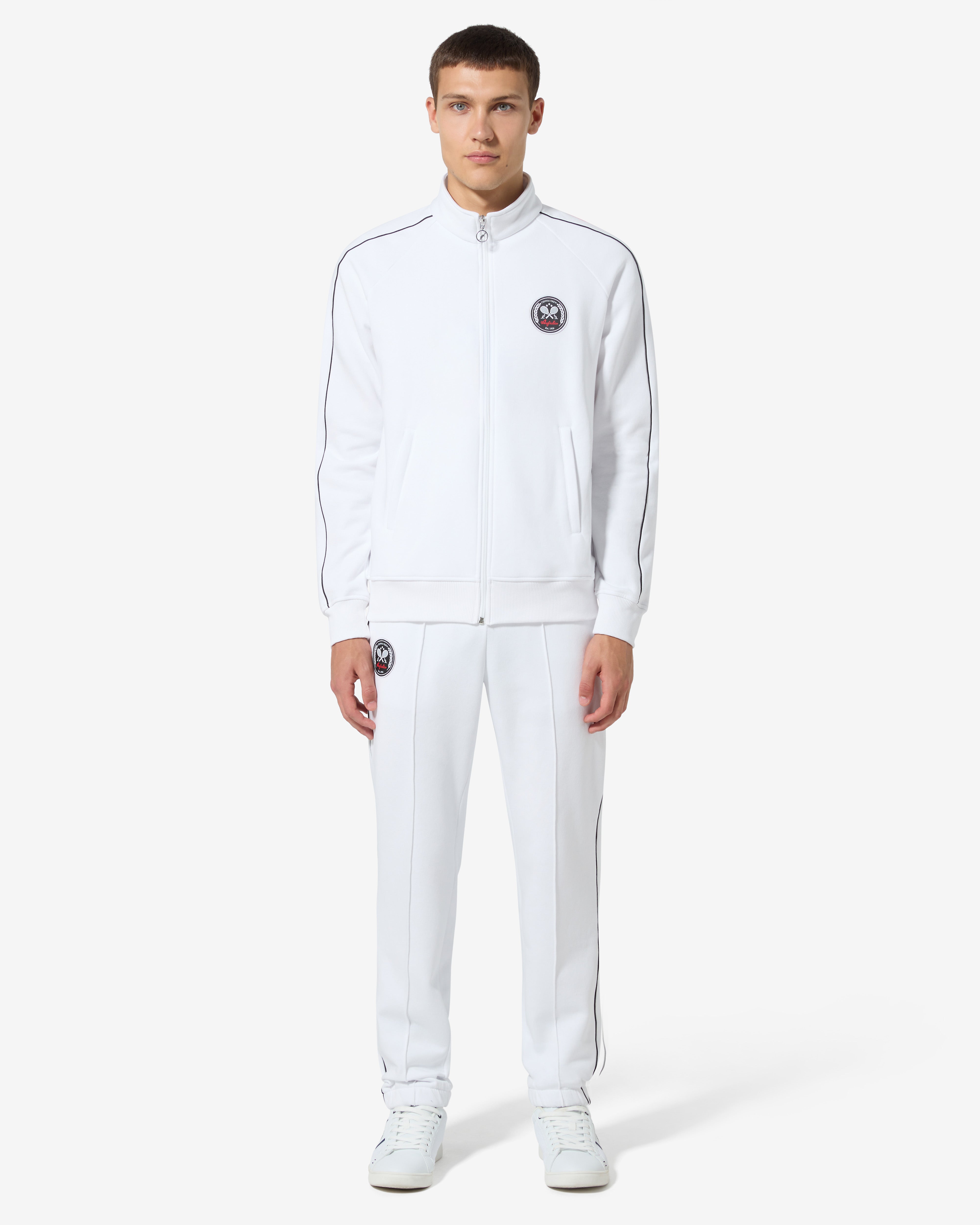 australian-tennis-crew-track-jacket-giacca-sportiva-uomo-bianca image 2