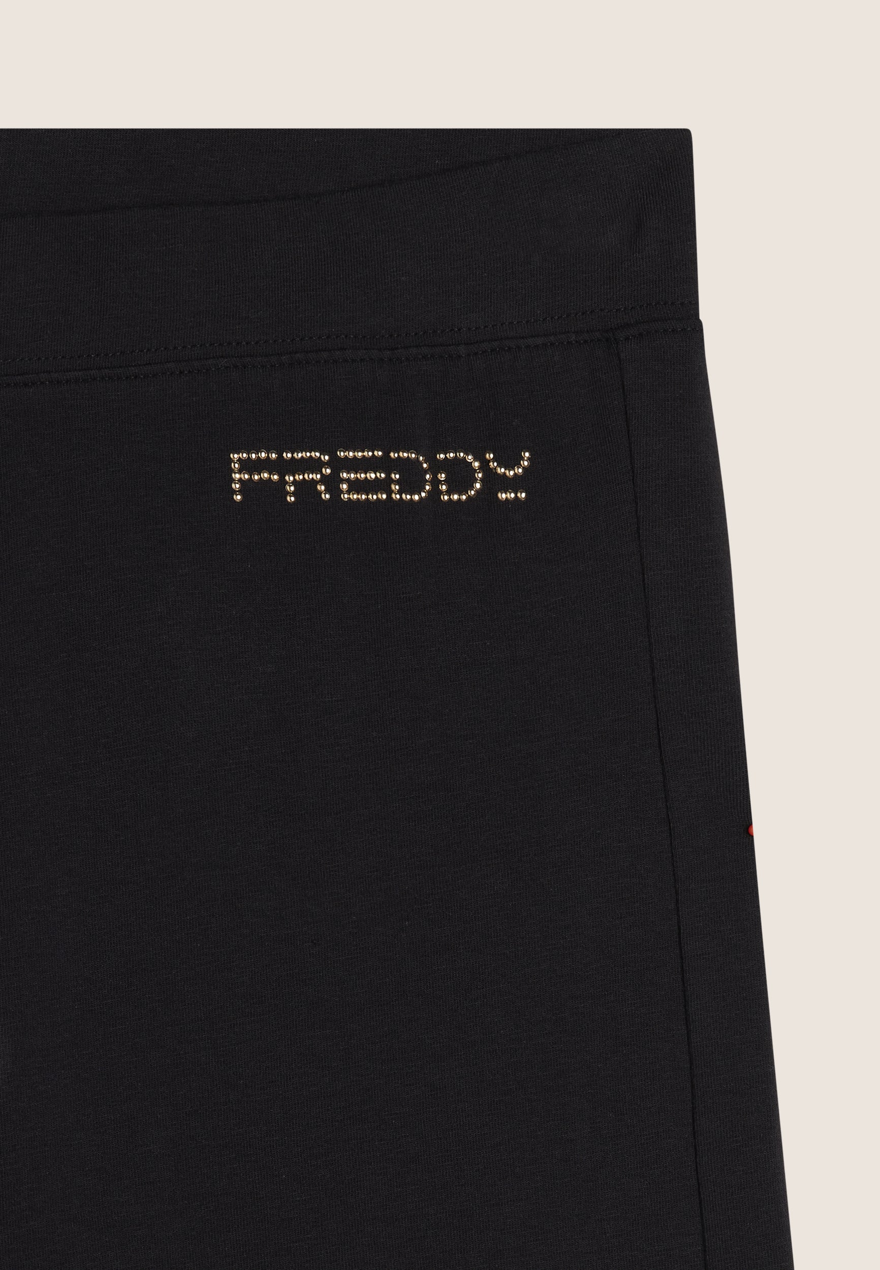 freddy-leggings-regular-heavy-jersey-fondo-flare-perline-dorate image 7
