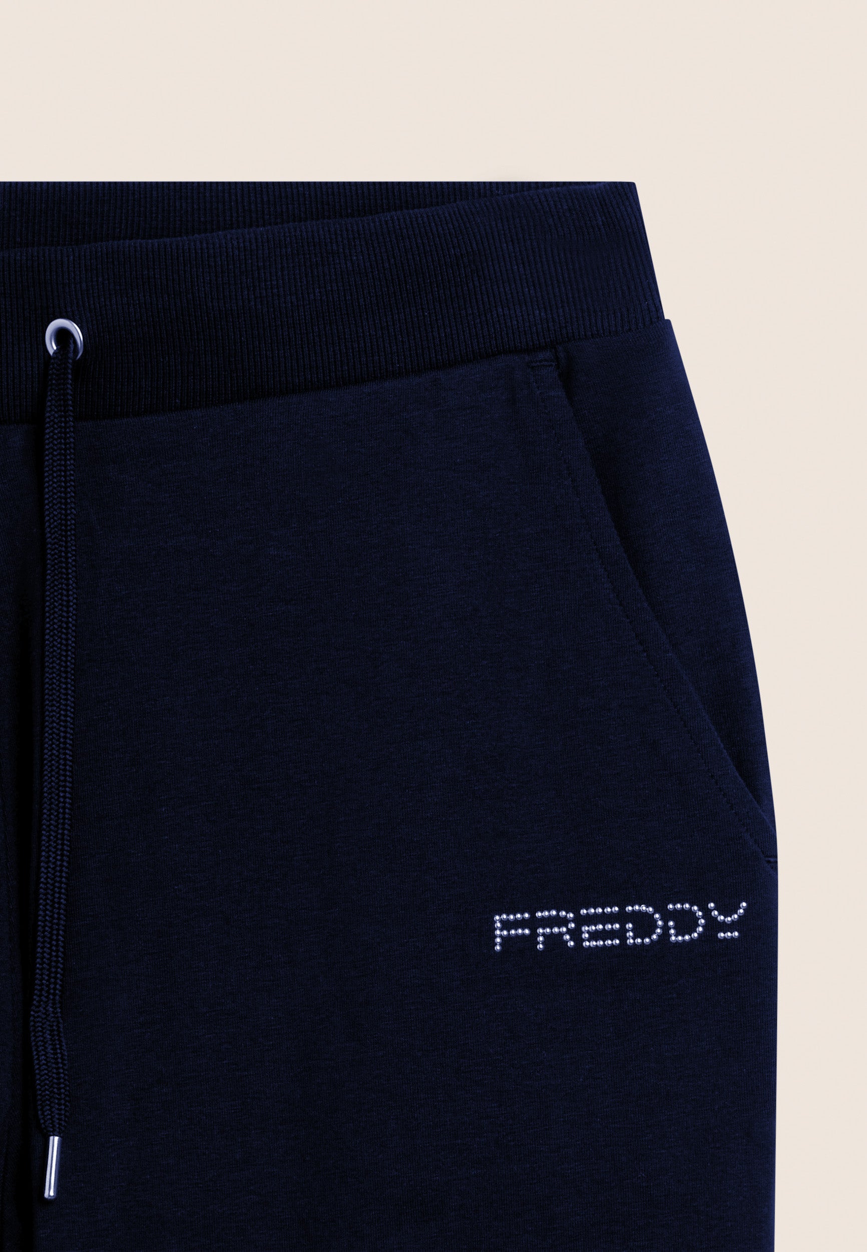 freddy-pantaloni-sportivi-con-polsini-e-vita-in-costina image 8
