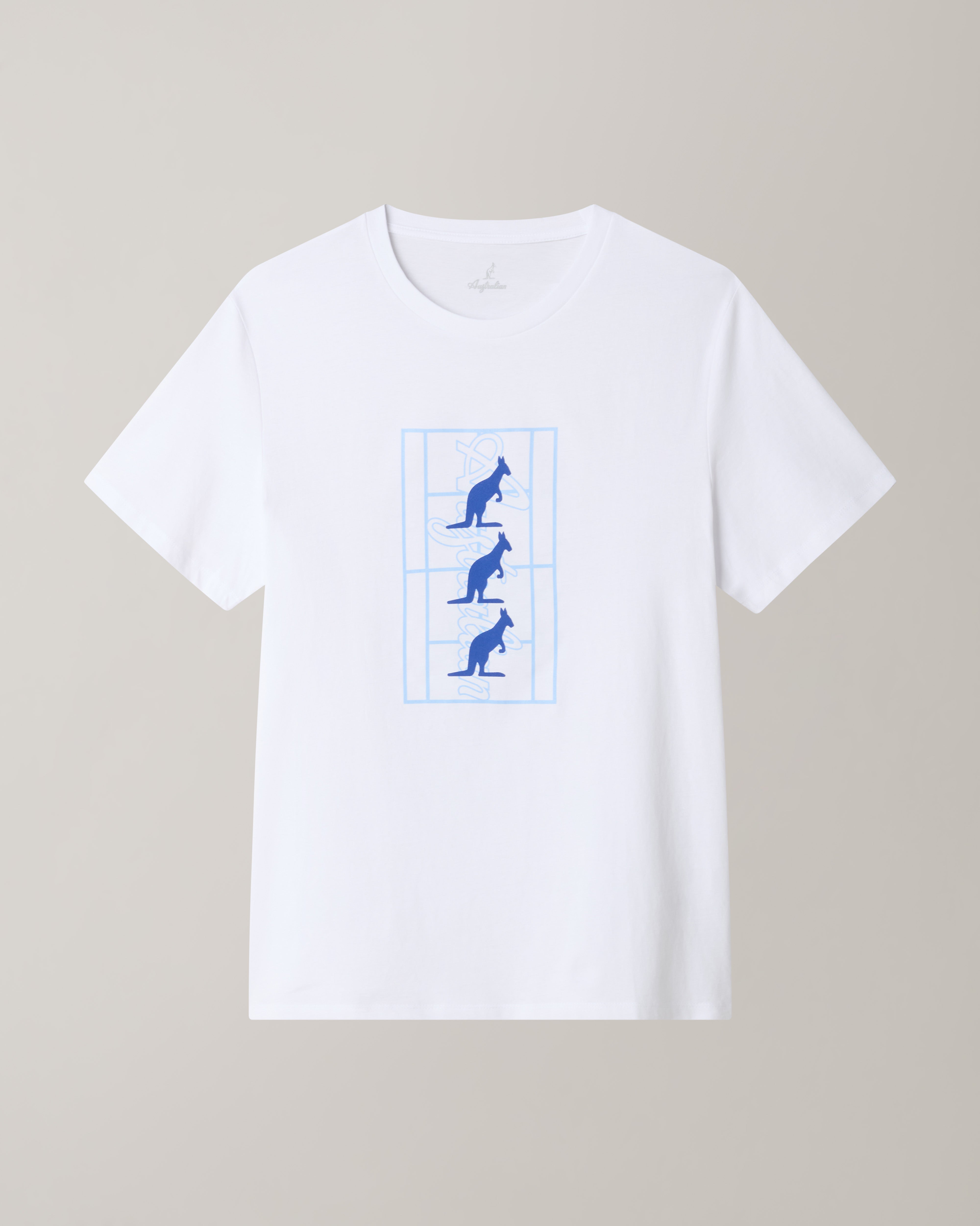 australian-kangaroo-field-t-shirt-in-cotone-bianco image 5