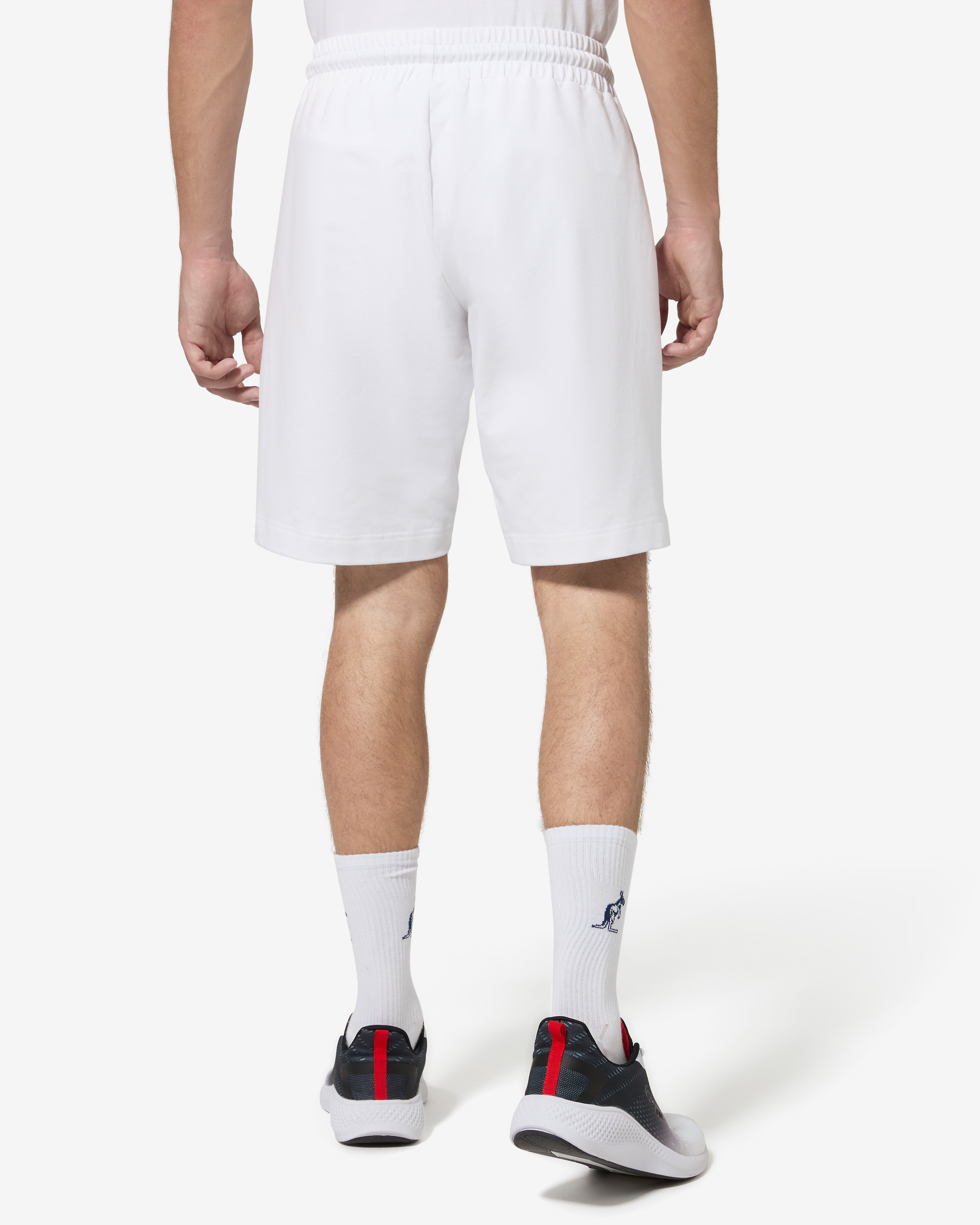 australian-collage-short-short-in-felpa-elasticizzata-bianco image 3