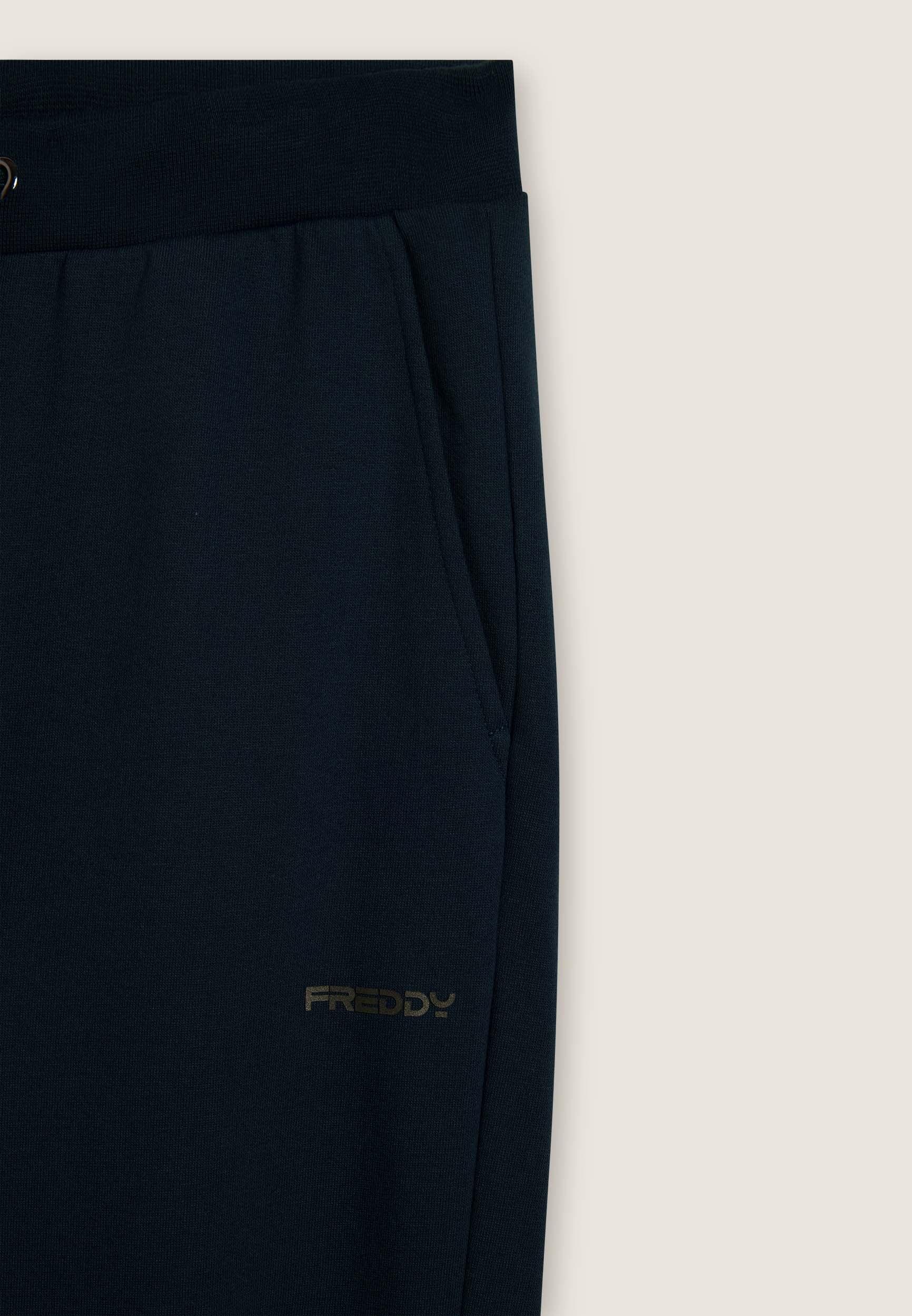 freddy-pantaloni-uomo-regular-felpa-cotone-con-polsino image 7