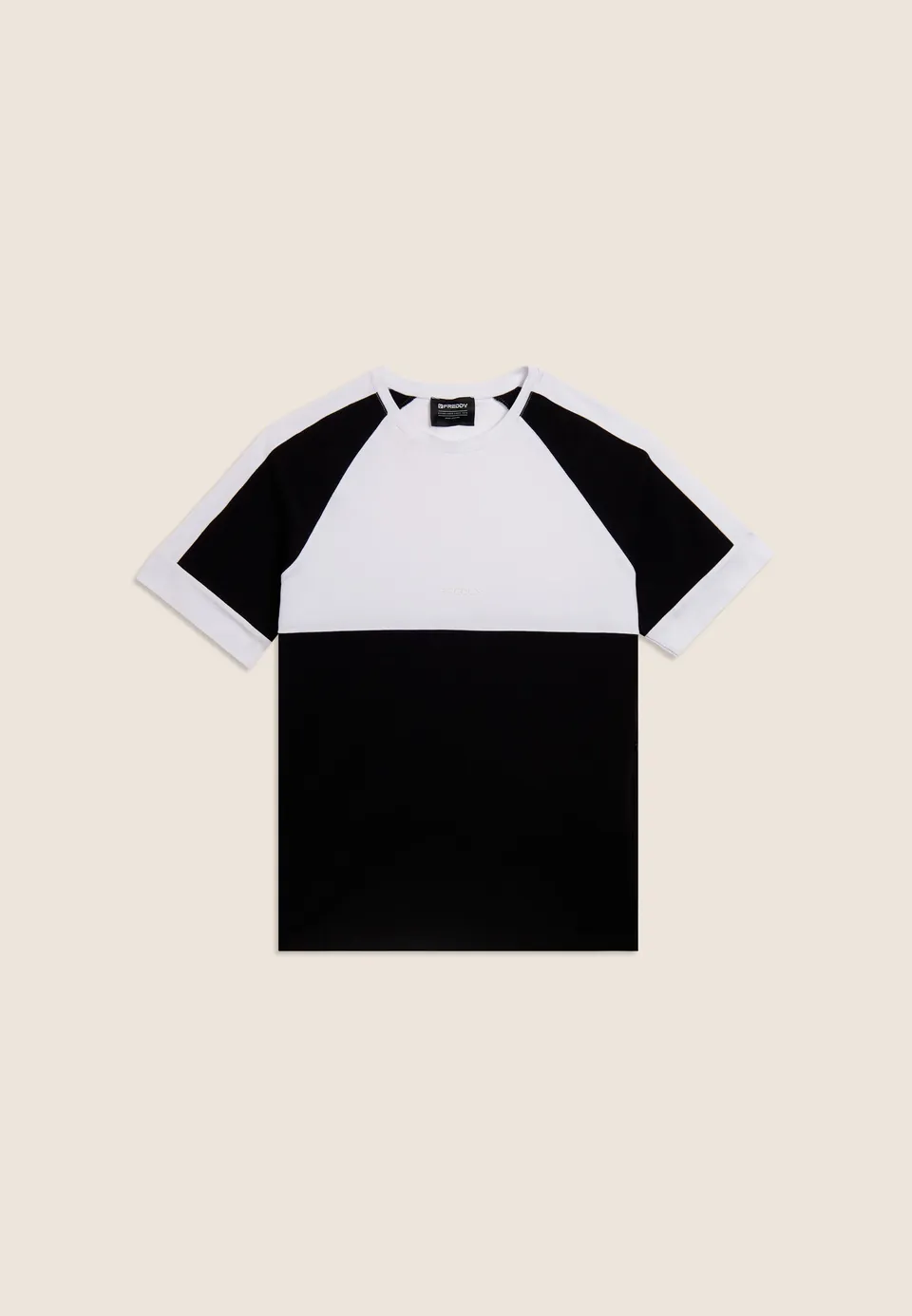 freddy-t-shirt-con-blocchi-di-colore-in-jersey-di-cotone image 1
