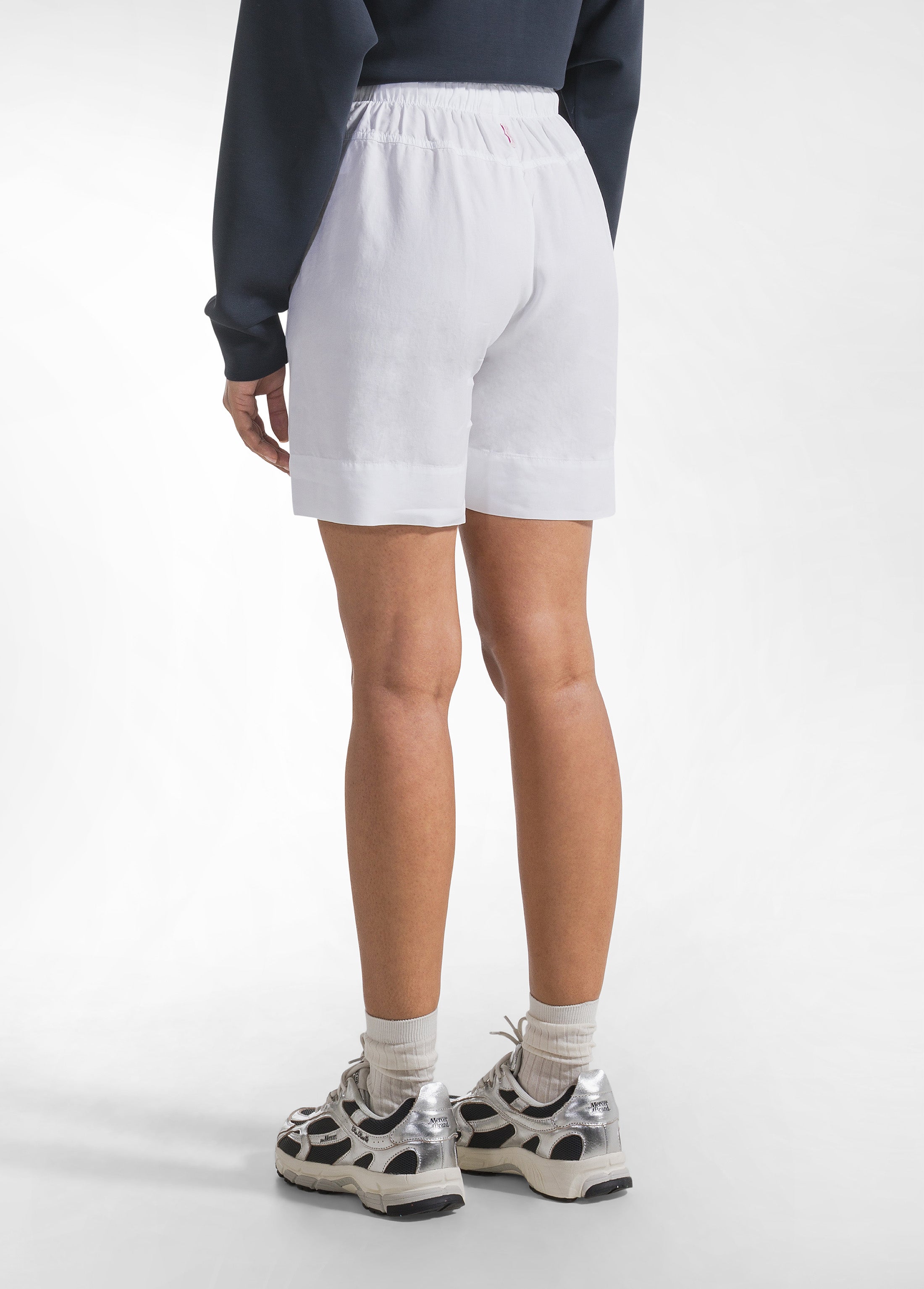 deha-shorts-in-twill-di-lyocell-bianco-2 image 3