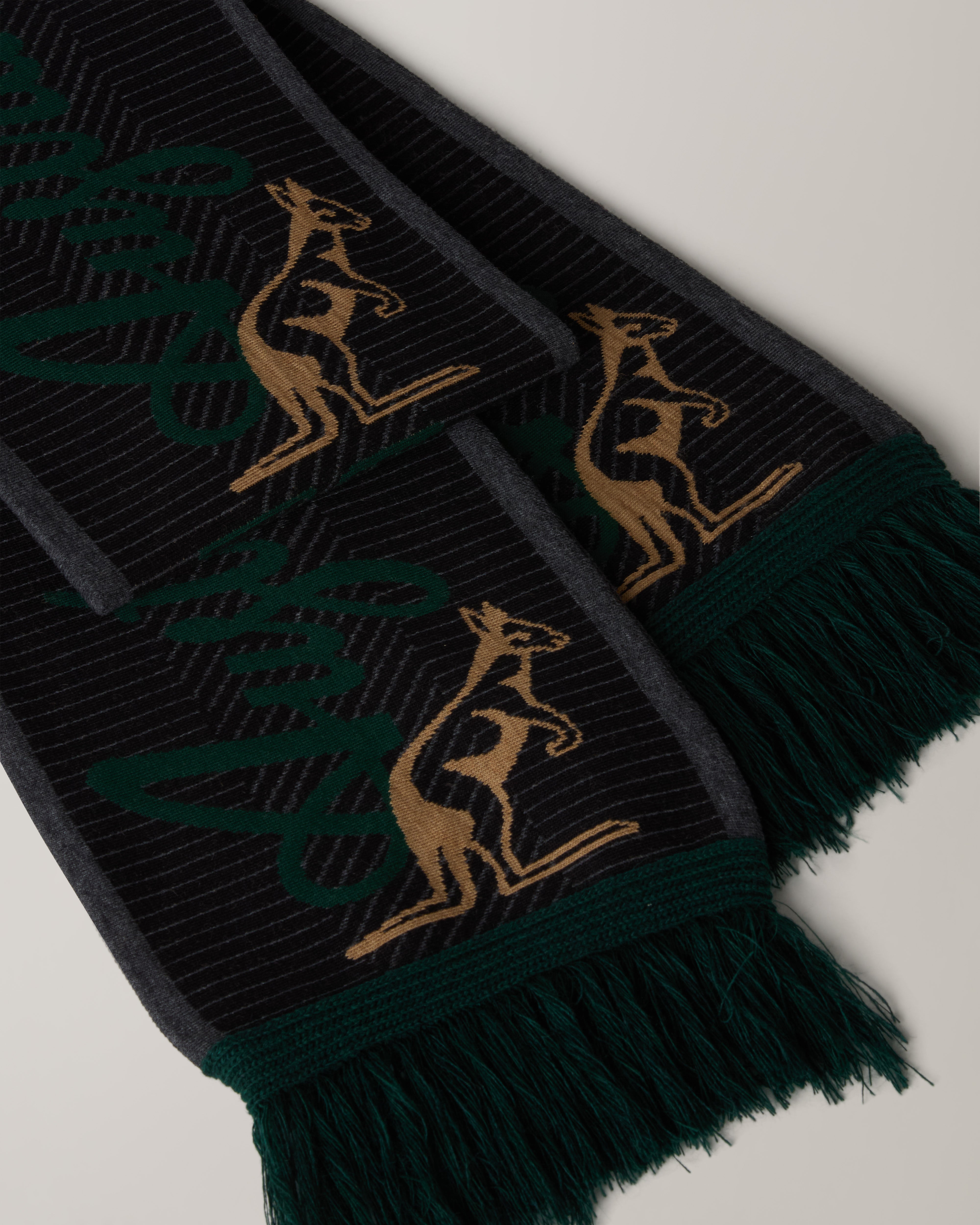 australian-logo-scarf-sciarpa-jacquard-145x20-cm-nera image 2