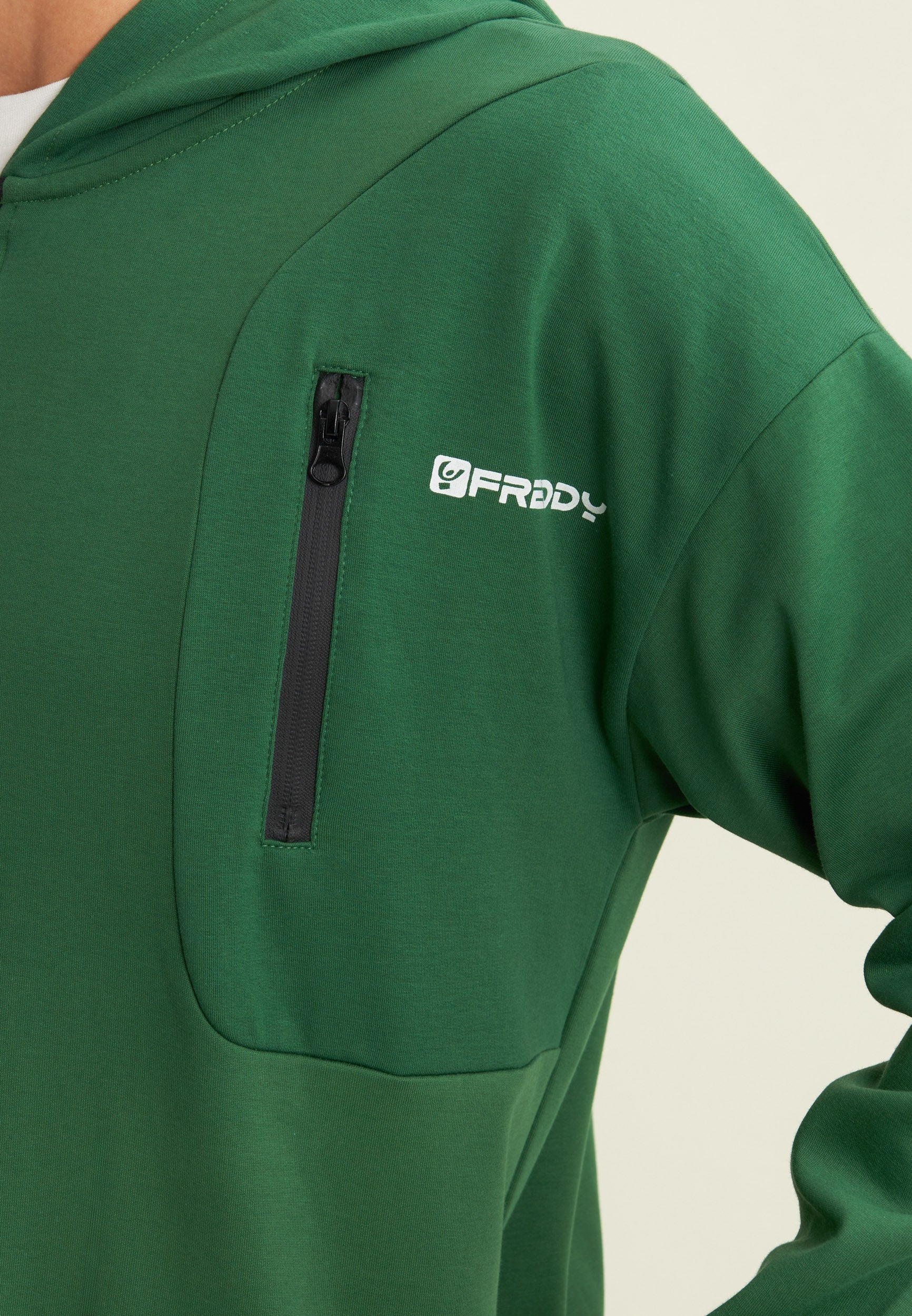 freddy-felpa-uomo-full-zip-con-cappuccio-jersey-e-tasca-zip image 4