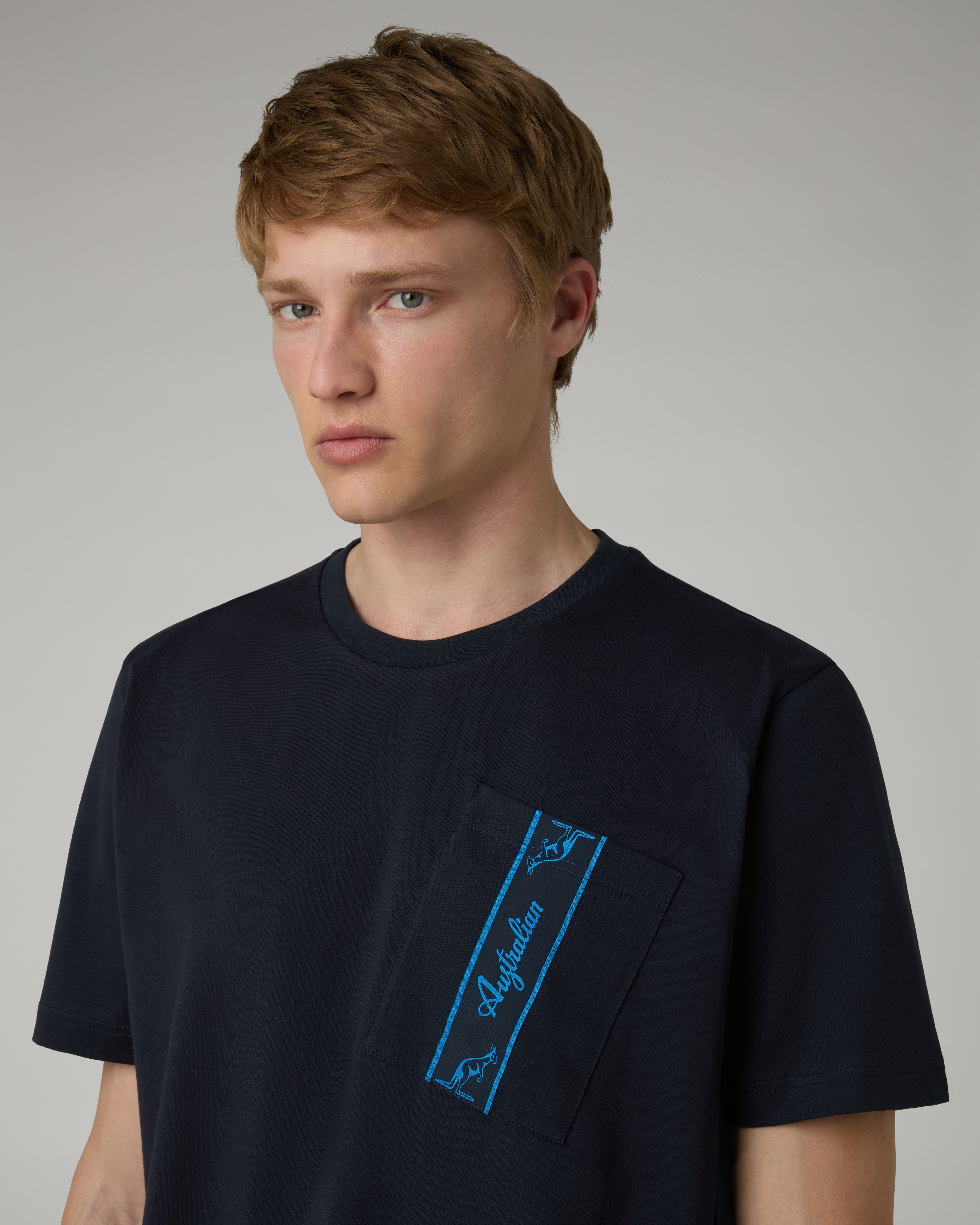 australian-pocket-t-shirt-cotone-blu-navy image 4