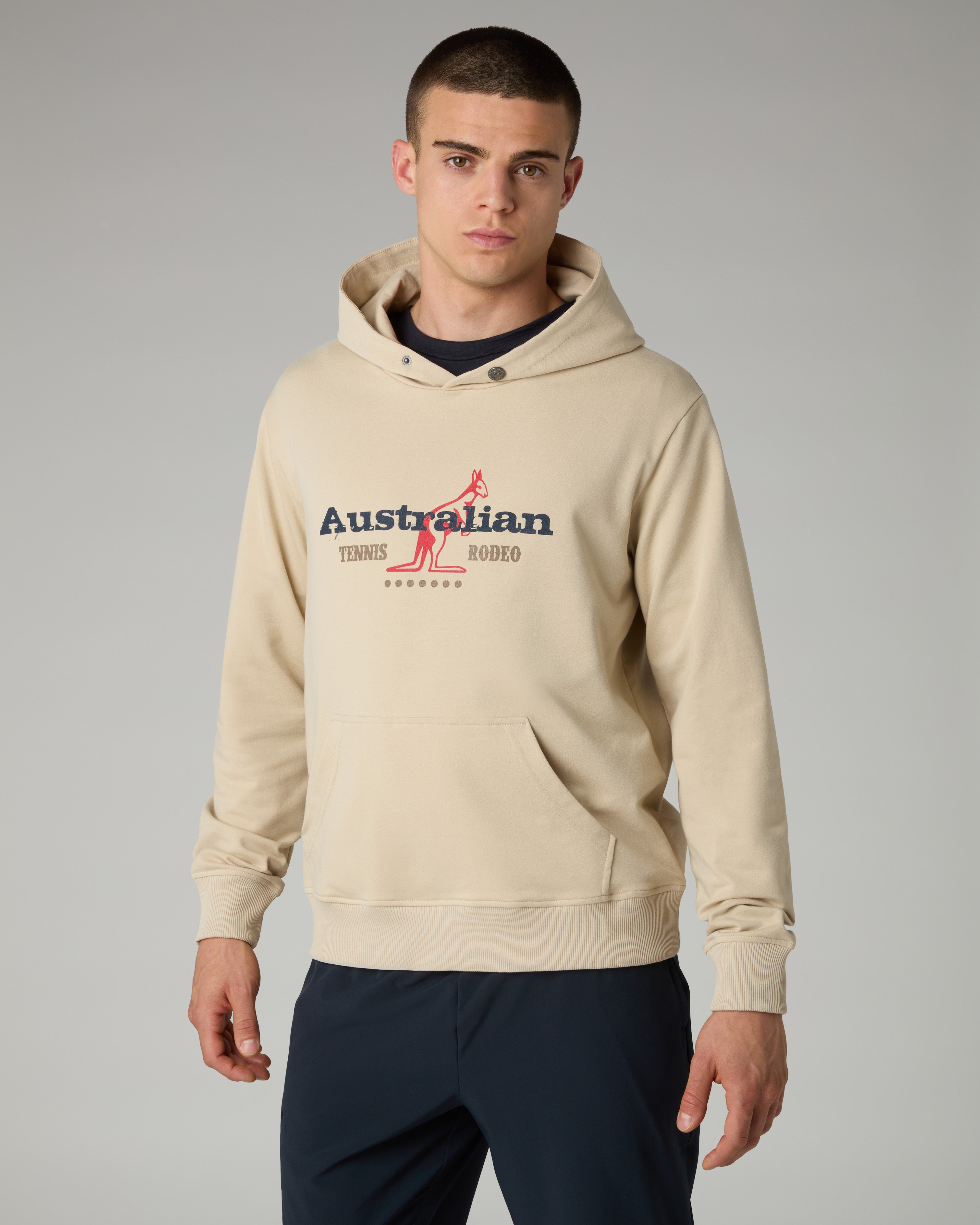 australian-rodeo-hoodie-felpa-cappuccio-sabbia-uomo image 2
