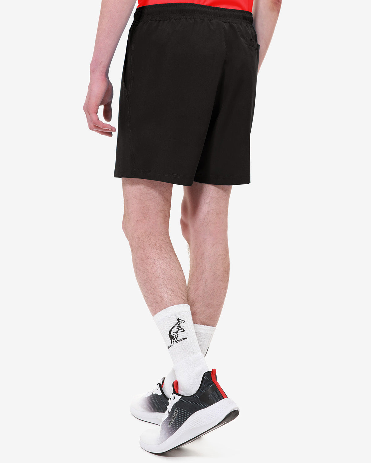 australian-slam-short-tennis-ultralelasticizzato-nero-made-in-italy image 3