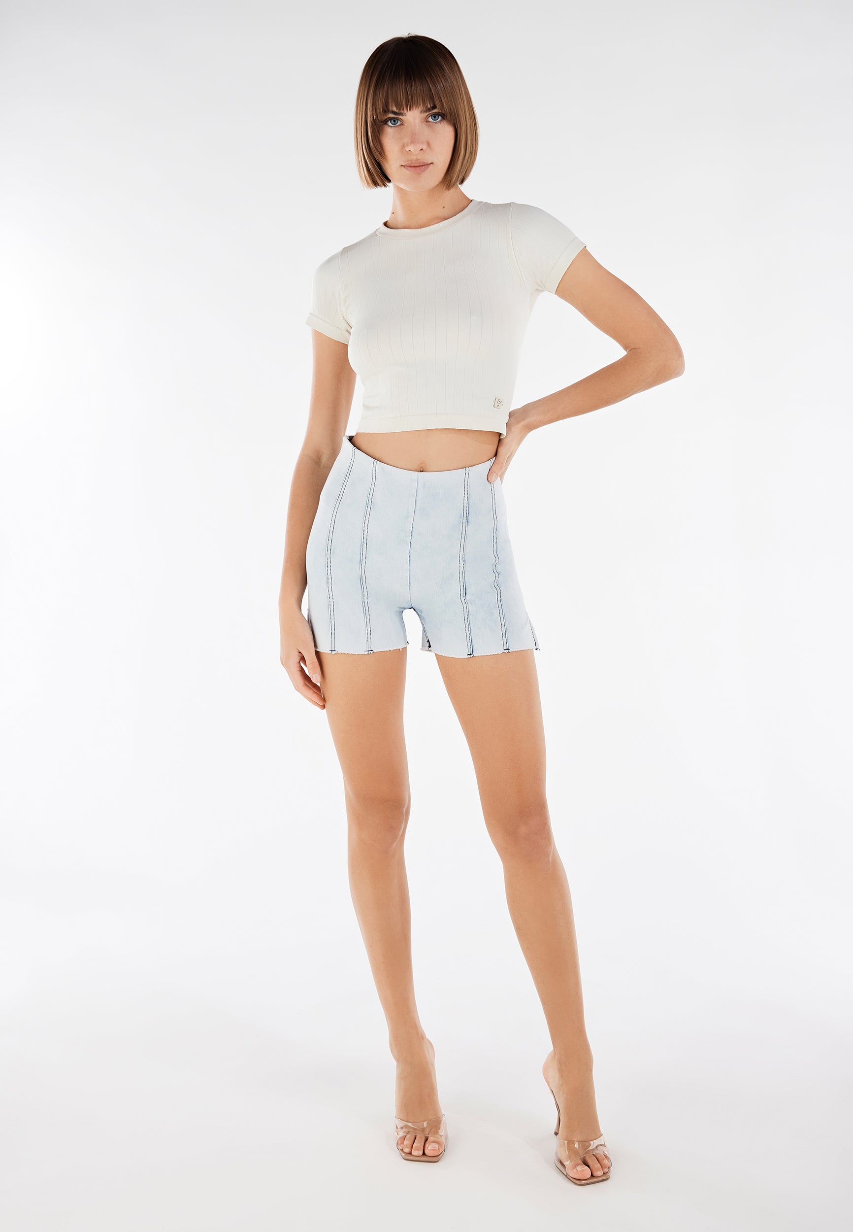freddy-shorts-push-up-wr-up-denim-super-slavato-con-spacchi image 2