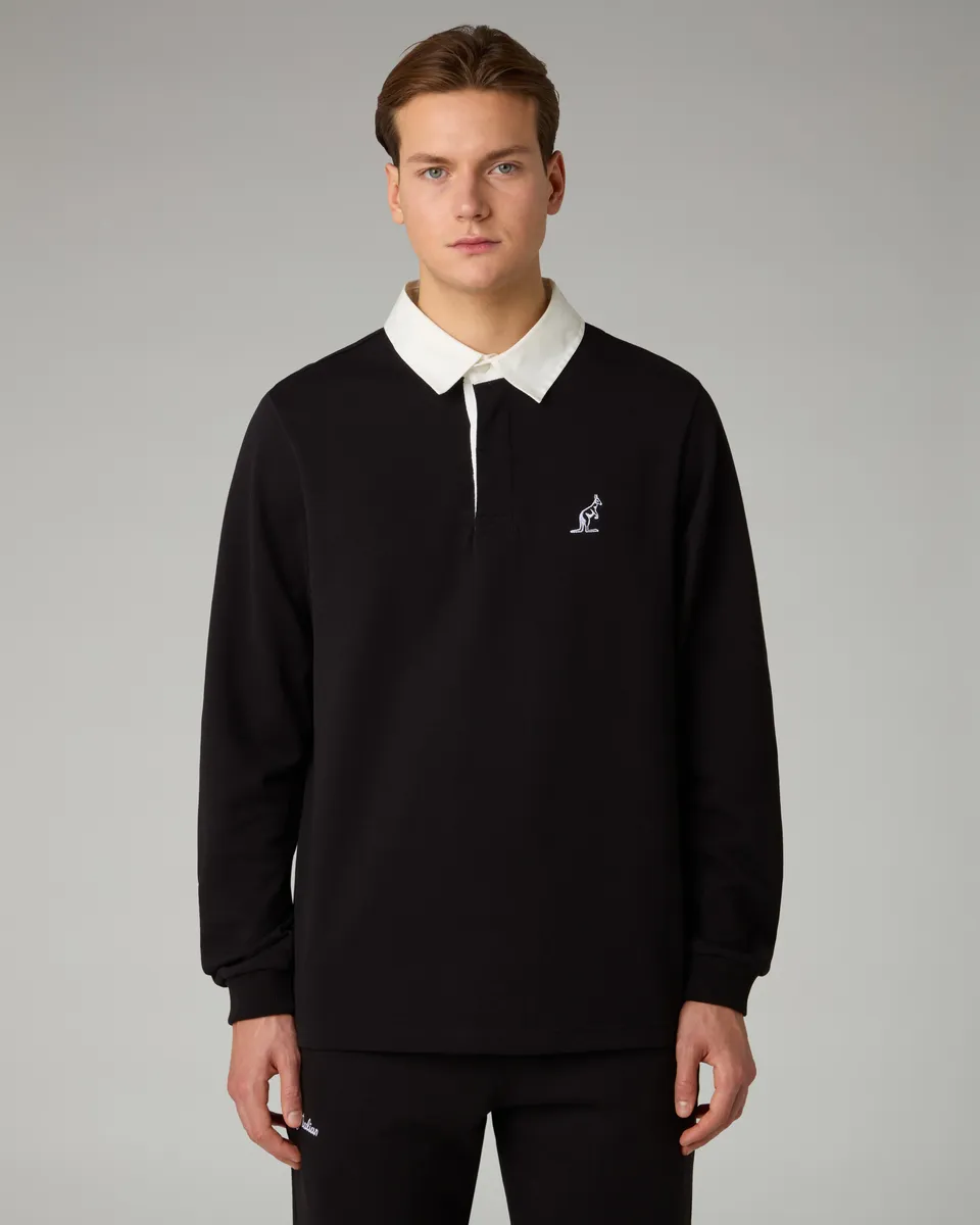 australian-academy-polo-shirt-polo-piquet-regular-nero image 1