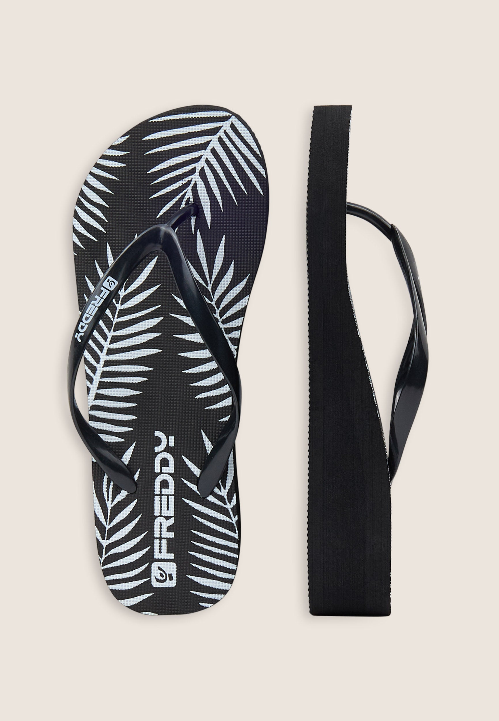 freddy-infradito-platform-donna-con-stampa-tropicale-e-loghi image 3