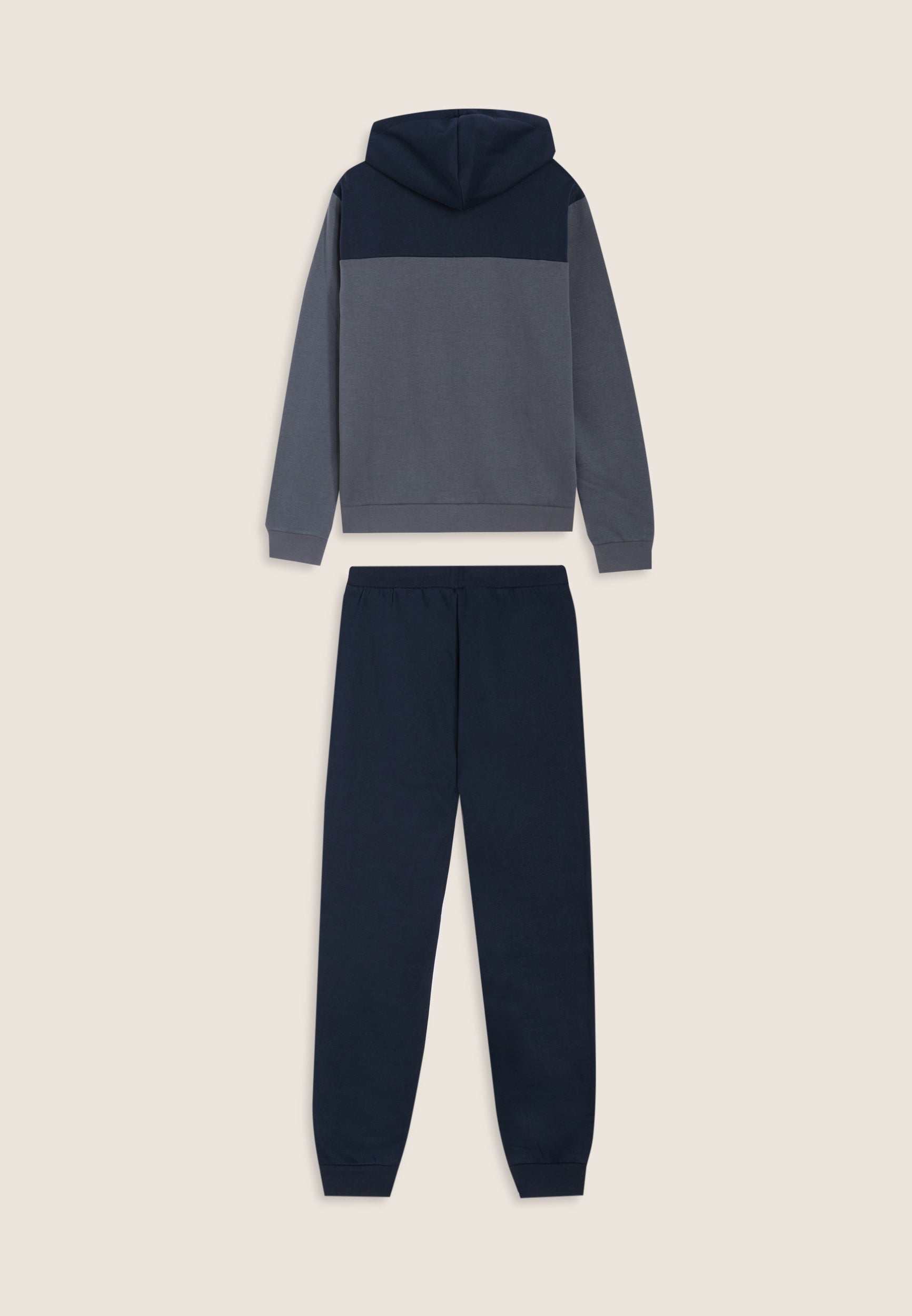 freddy-tuta-uomo-con-cappuccio-colour-block-in-felpa-garzata image 5