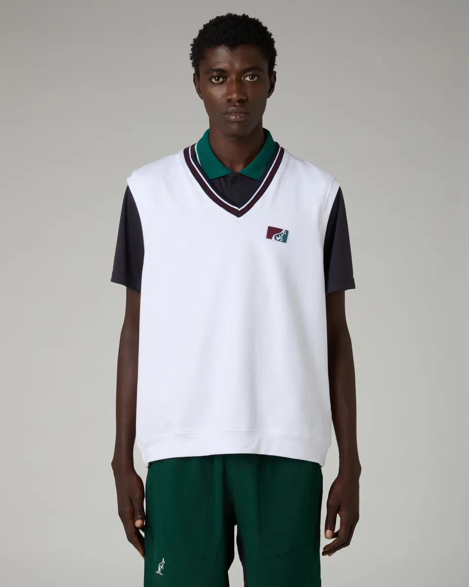 australian-classic-gilet-gilet-felpa-bianco image 1