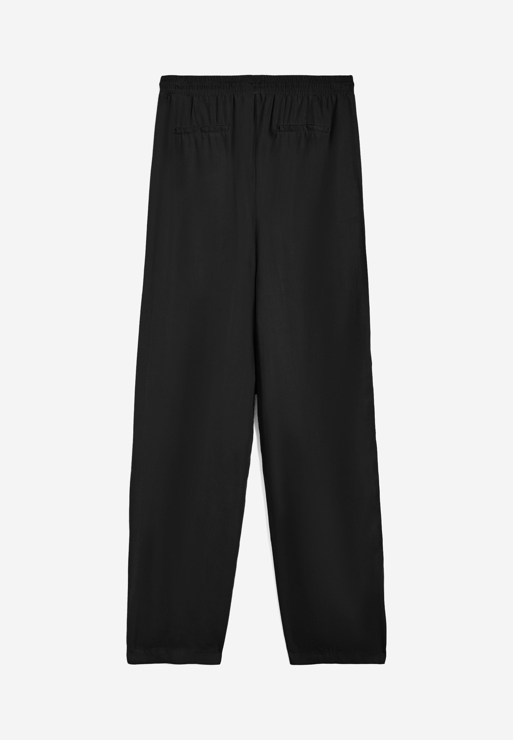 freddy-pantaloni-donna-gamba-ampia-in-twill-lyocell-con-elastico-e-coulisse image 6