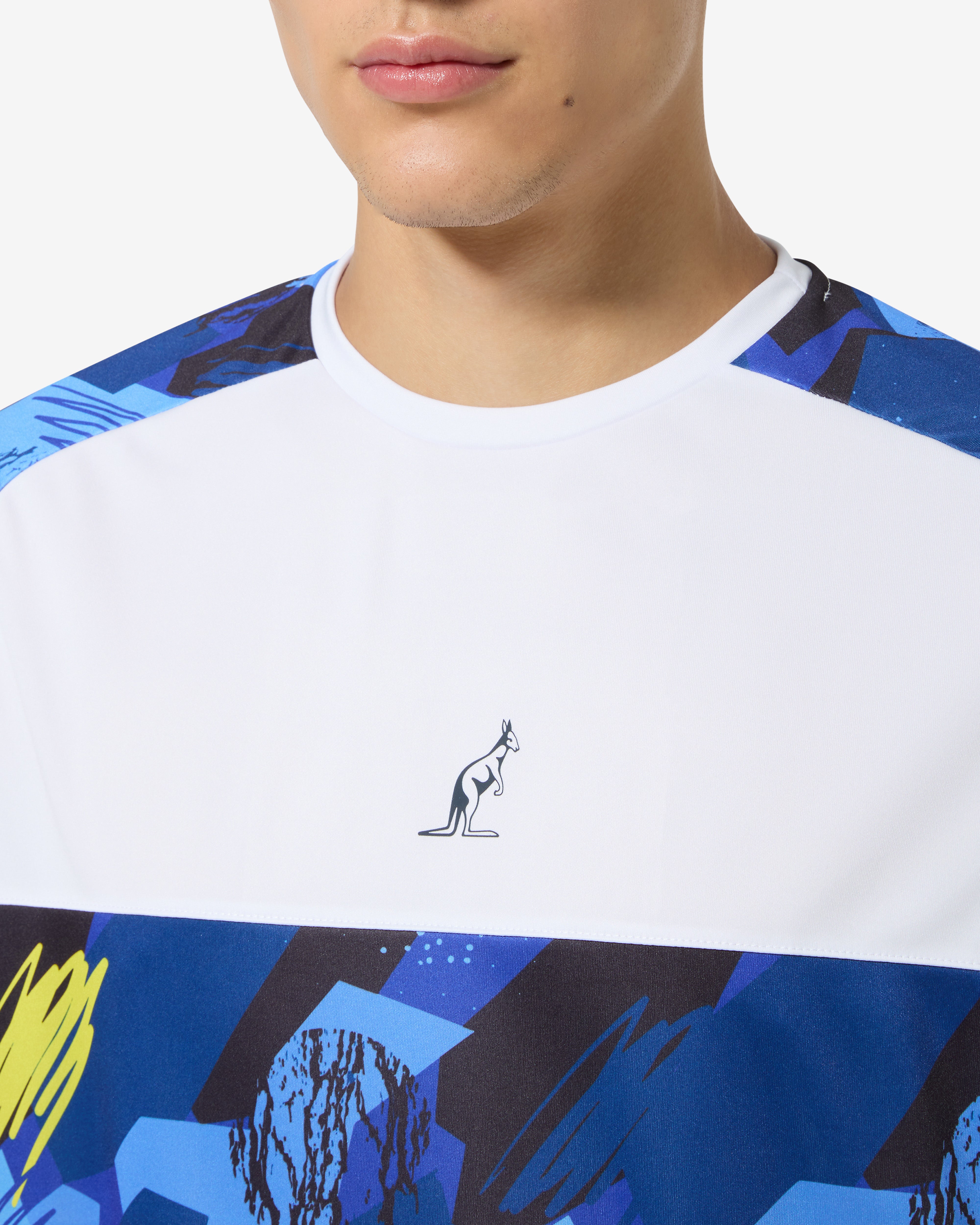 australian-scribble-t-shirt-t-shirt-tecnica-ace-bianca-made-in-italy image 4