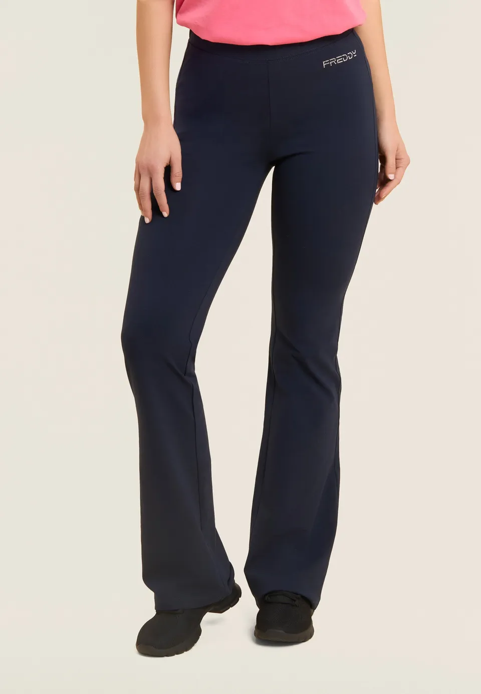 freddy-leggings-aderenti-fondo-a-zampa-vita-regular image 1