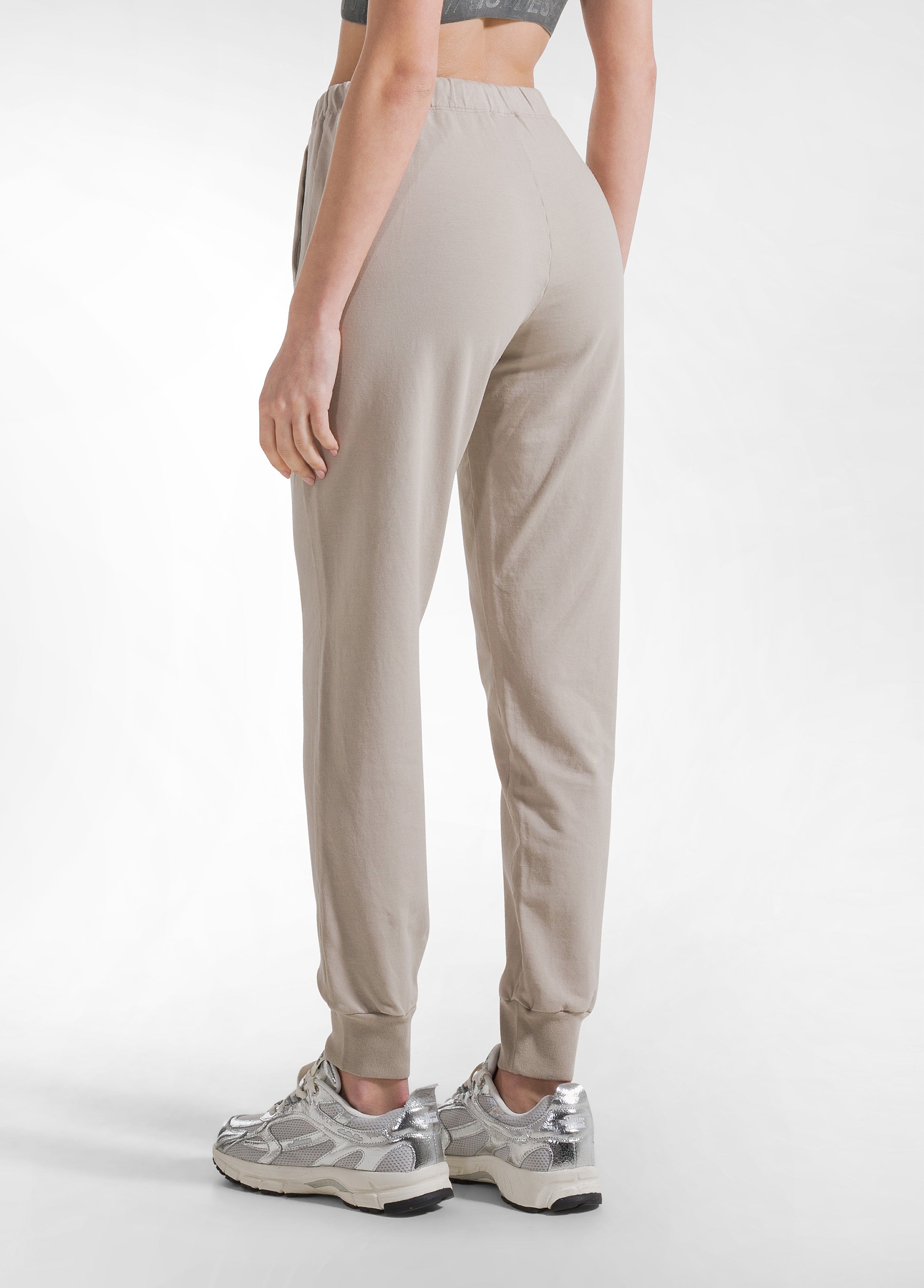 deha-jogger-in-tessuto-stretch-beige image 3