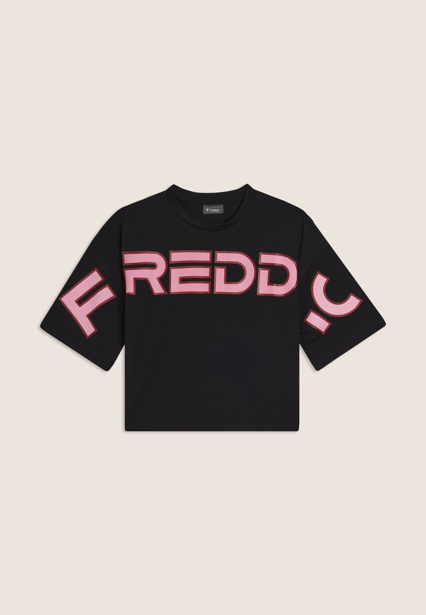freddy-t-shirt-junior-cropped-con-maxi-logo-color-block image 1