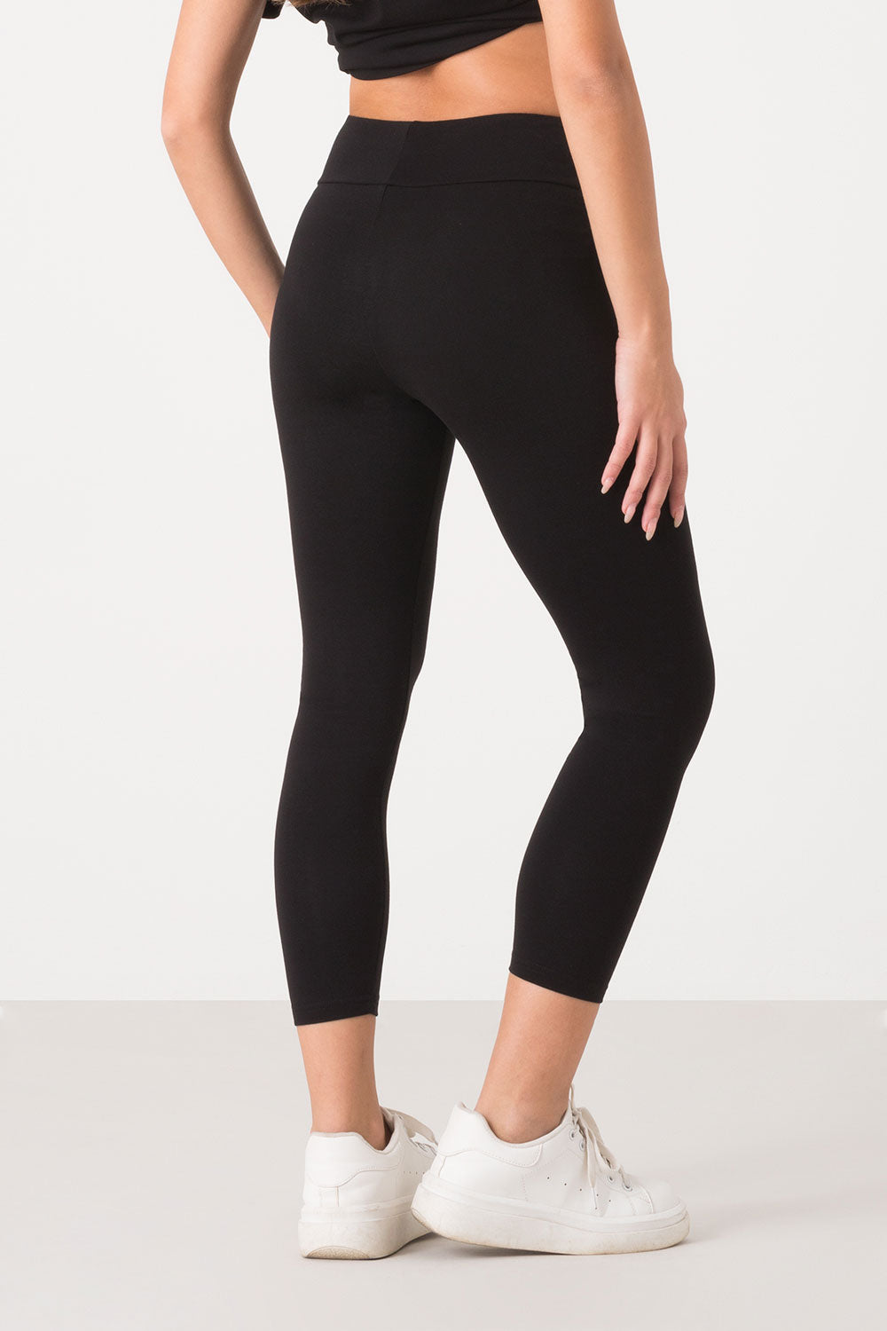 dimensione-danza-basic-leggings-7-8-donna-in-jersey-elasticizzato-vita-alta image 7