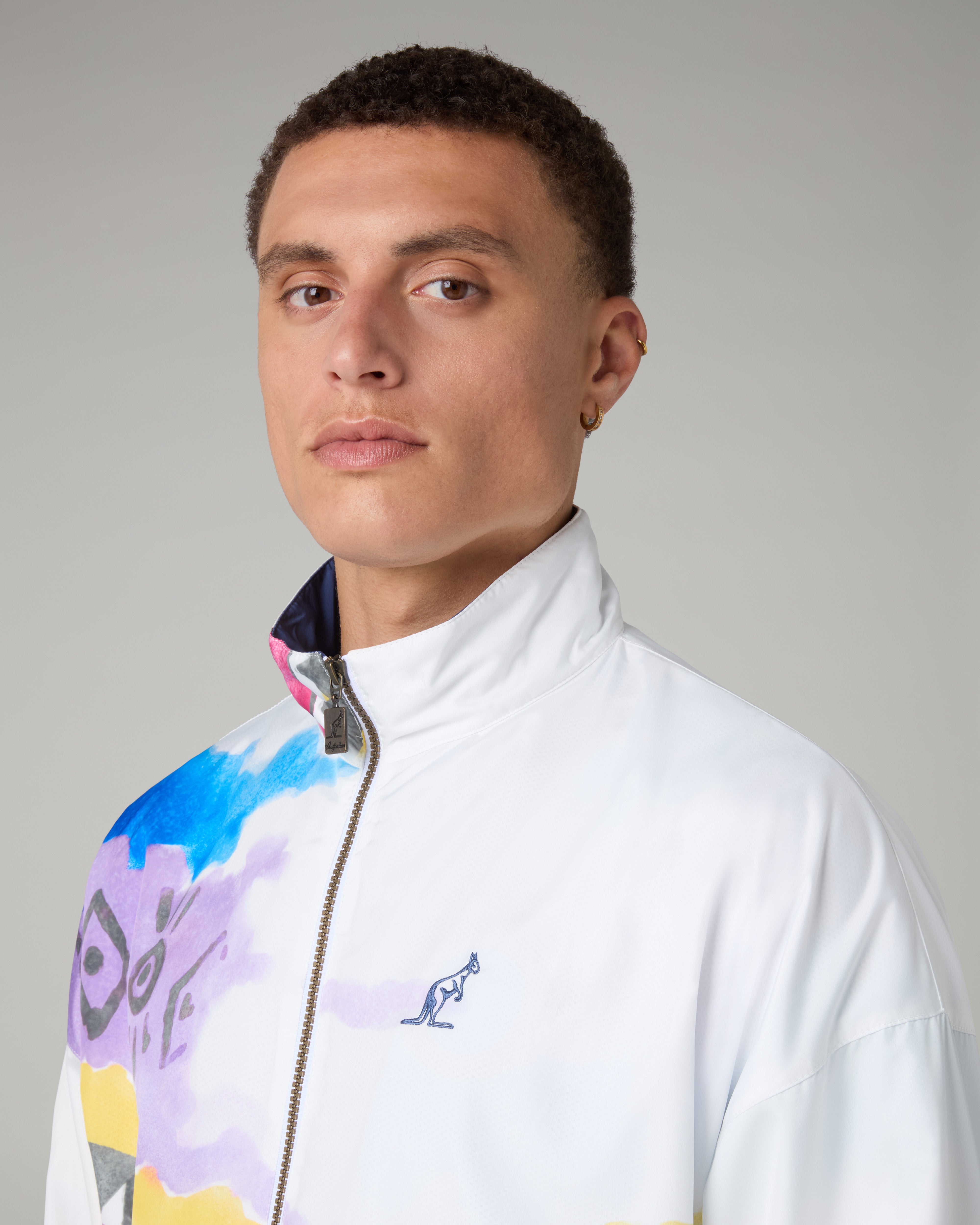 australian-native-track-jacket-giacca-tuta-bianco-archive-fw26 image 4