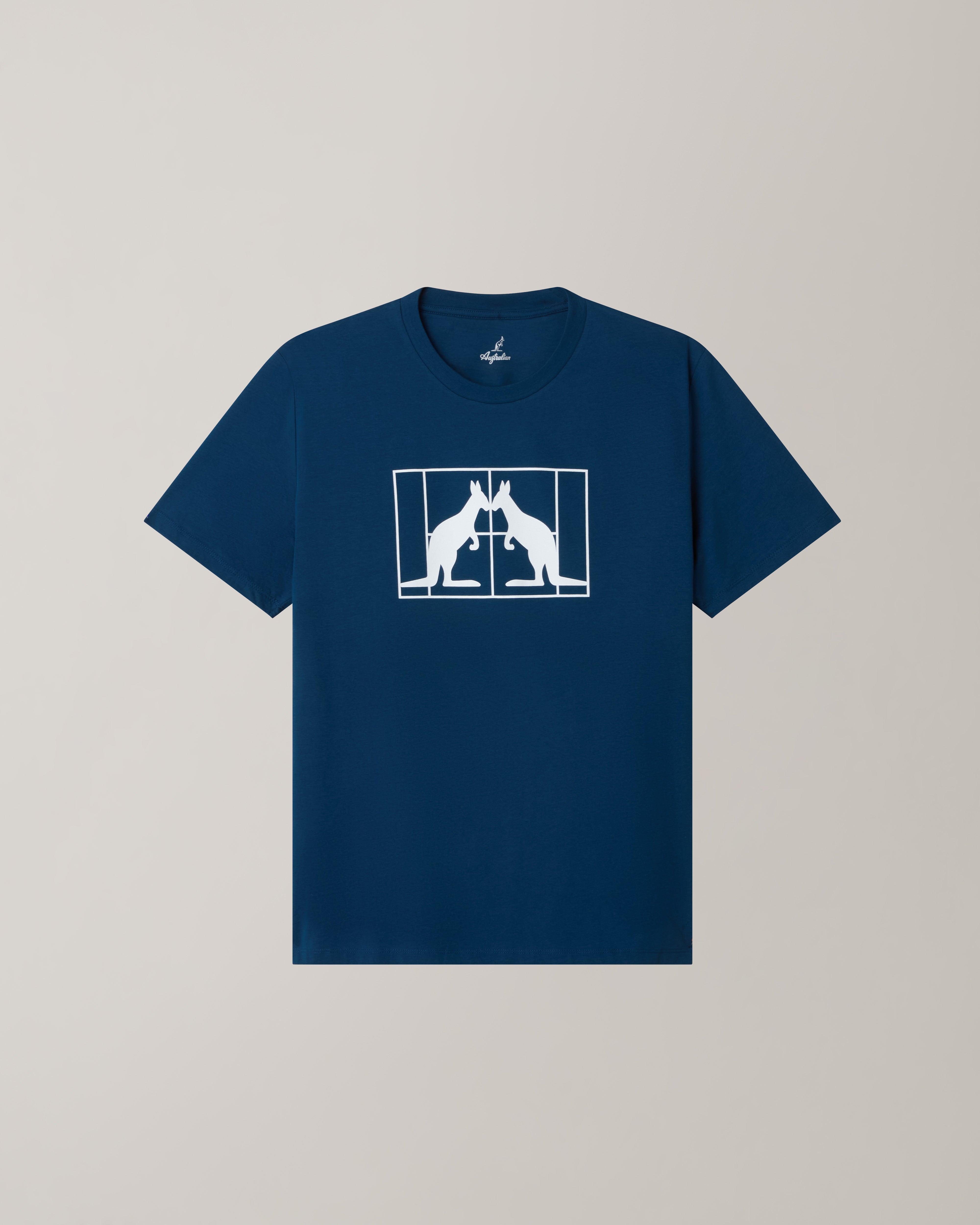 australian-gemini-t-shirt-cotone-eclipse-blue-regular-fit image 5