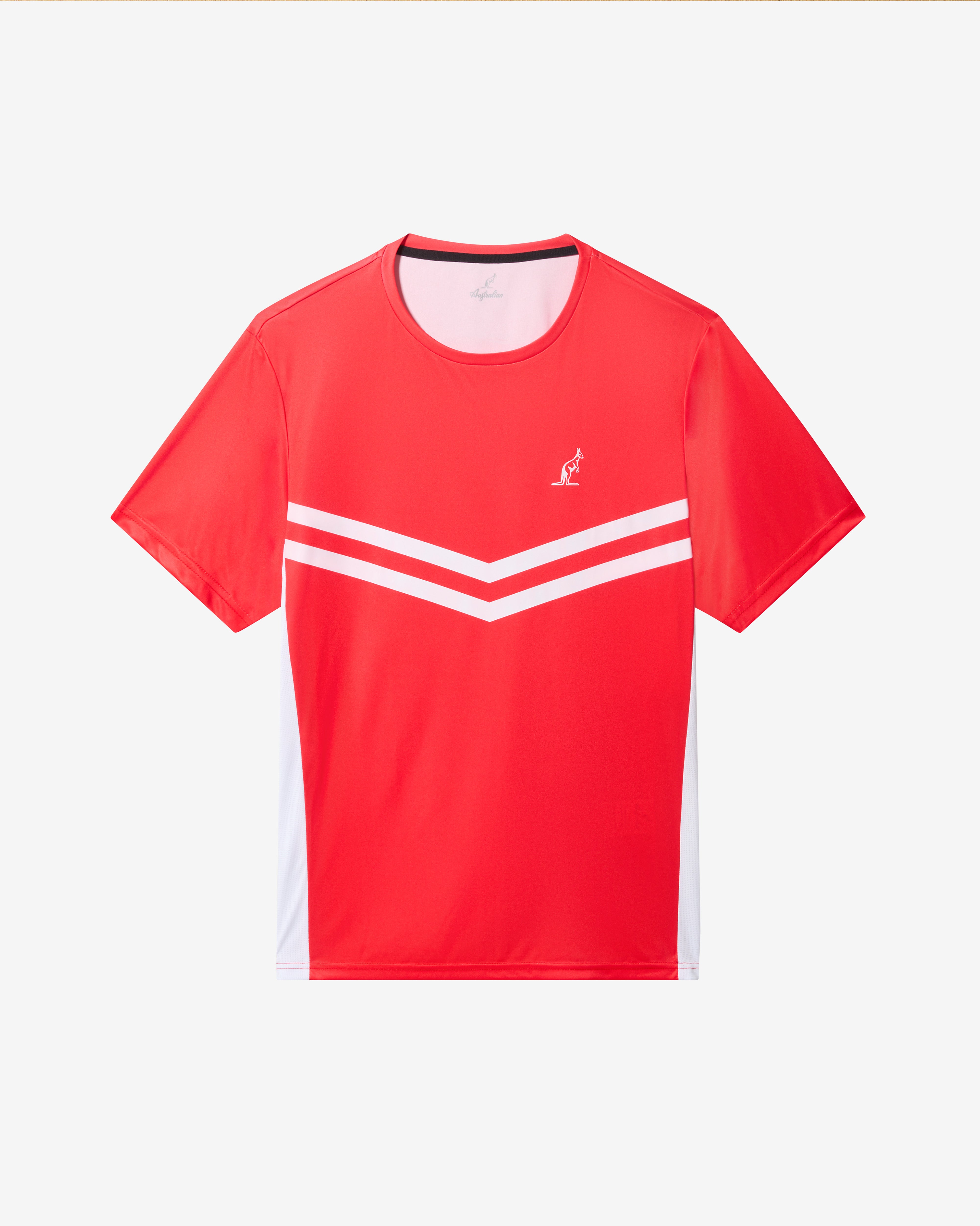australian-tennis-crew-ace-t-shirt-maglia-tecnica-rosso-vivo image 5