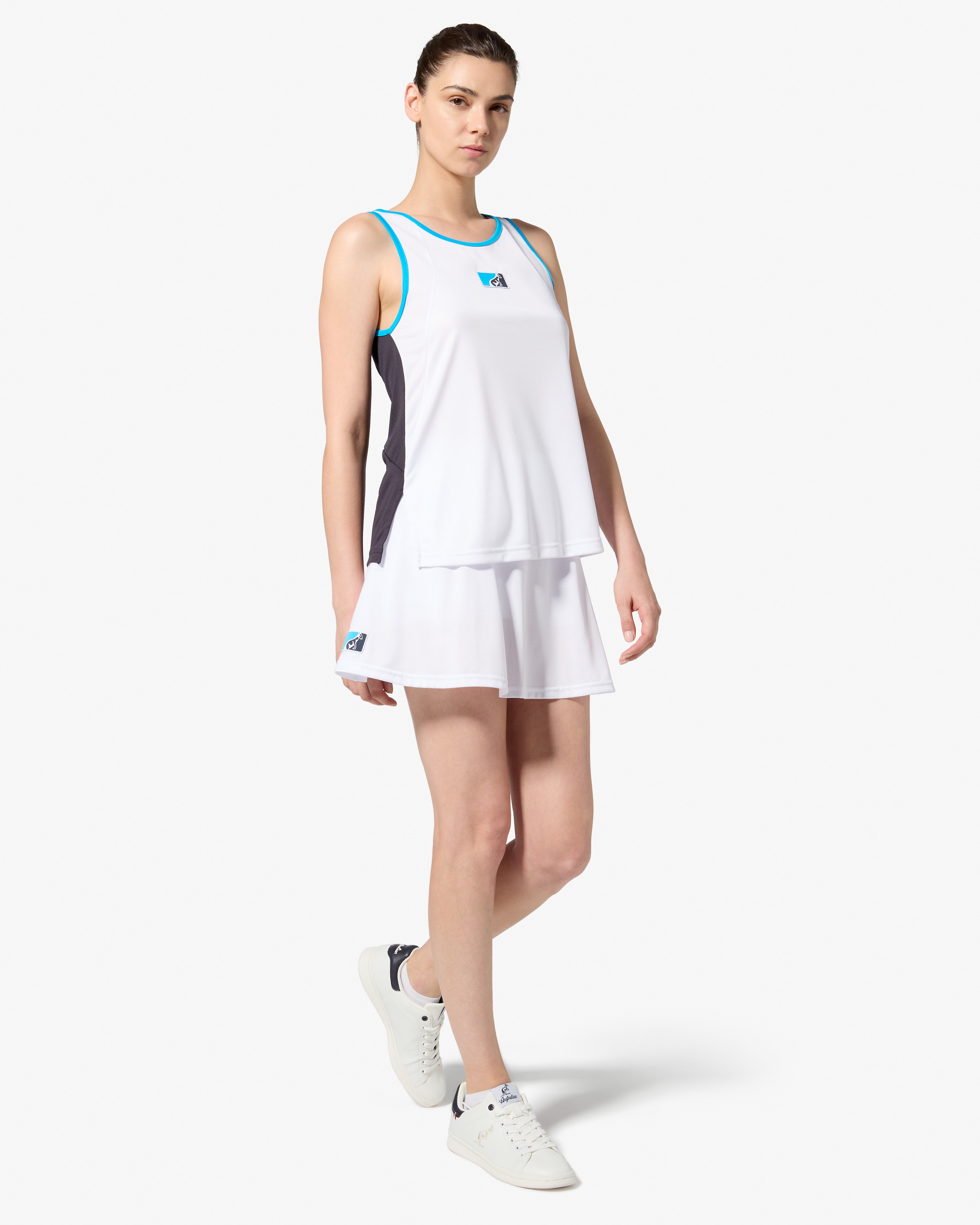 australian-league-skirt-gonna-tennis-bianca-con-sottopantaloncino image 2