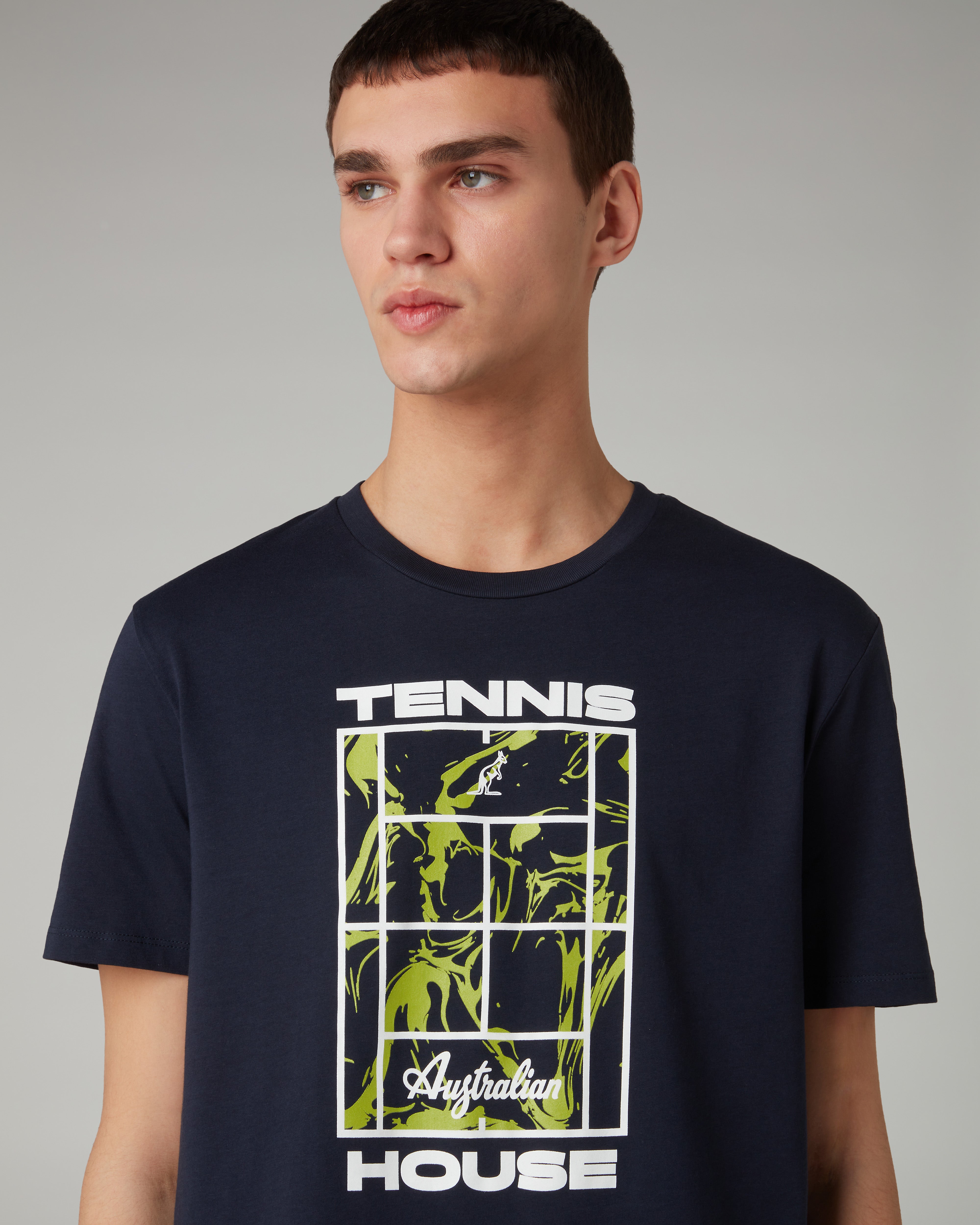 australian-ripple-court-t-shirt-t-shirt-tennis-uomo-blu-navy image 4