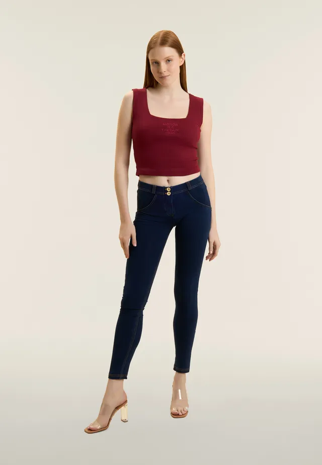 freddy-jeggings-push-up-wr-up-skinny-in-cotone-organico image 1