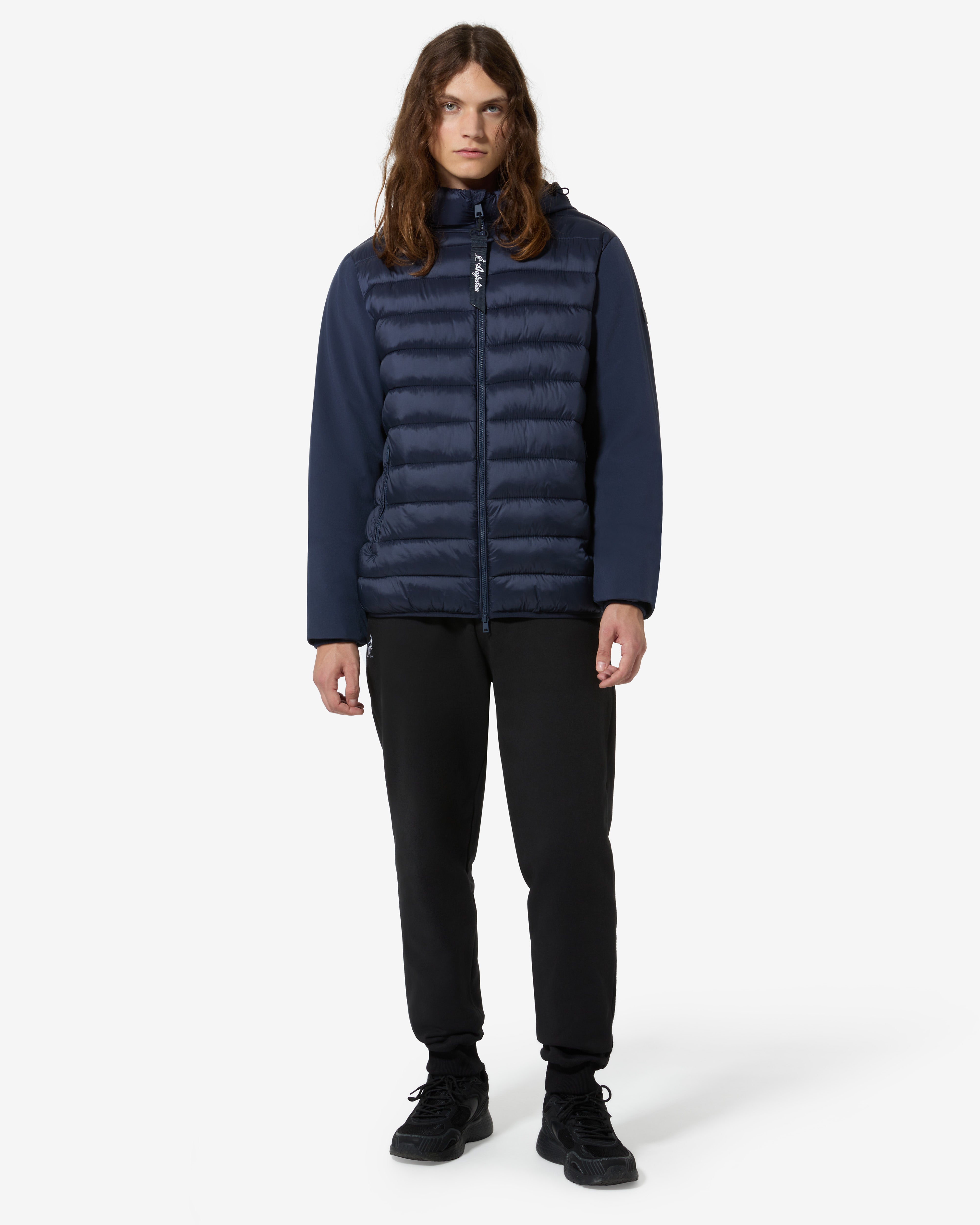 australian-bi-material-jacket-giubbotto-softshell-nylon-20d-con-cappuccio-blu-na image 6
