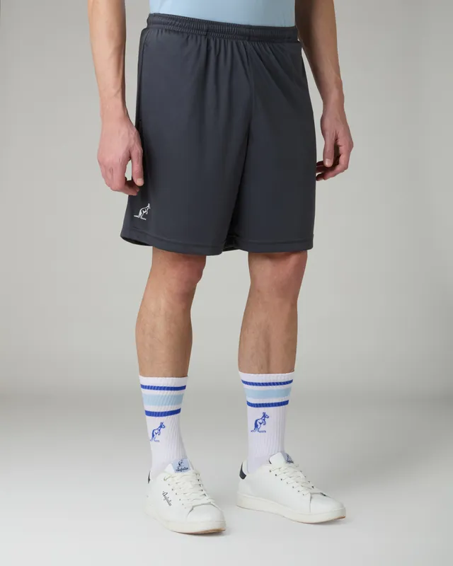 australian-ace-short-short-elastico-traspirante-con-slip-interno-grigio-titanio image 1