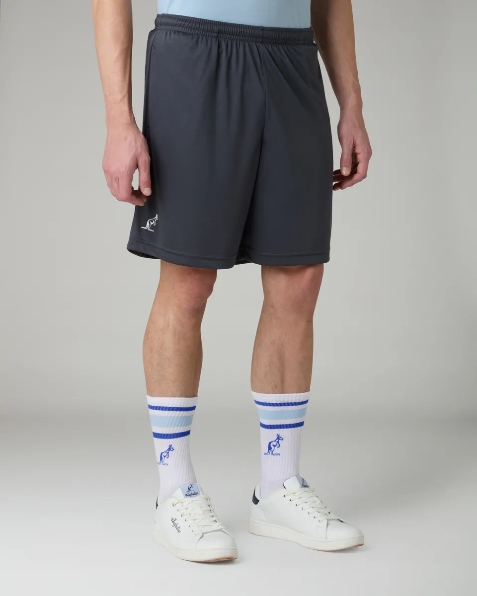 australian-ace-short-short-elastico-traspirante-con-slip-interno-grigio-titanio image 1