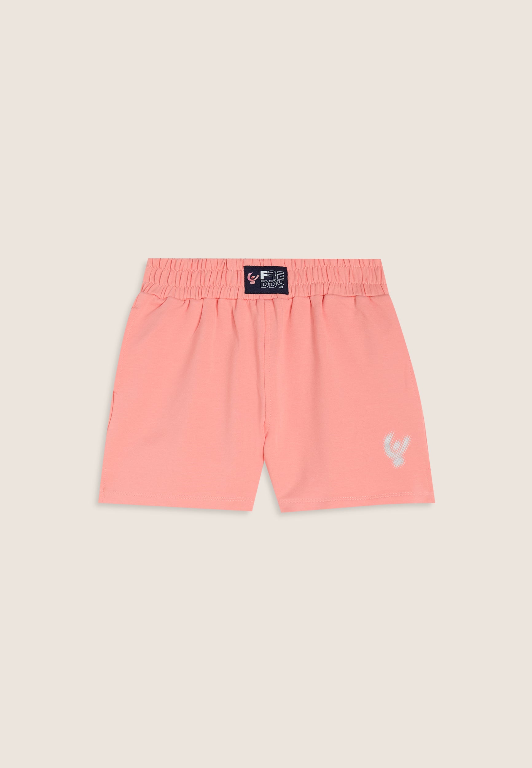 freddy-pantaloncini-bambina-in-cotone-elasticizzato-con-logo image 1